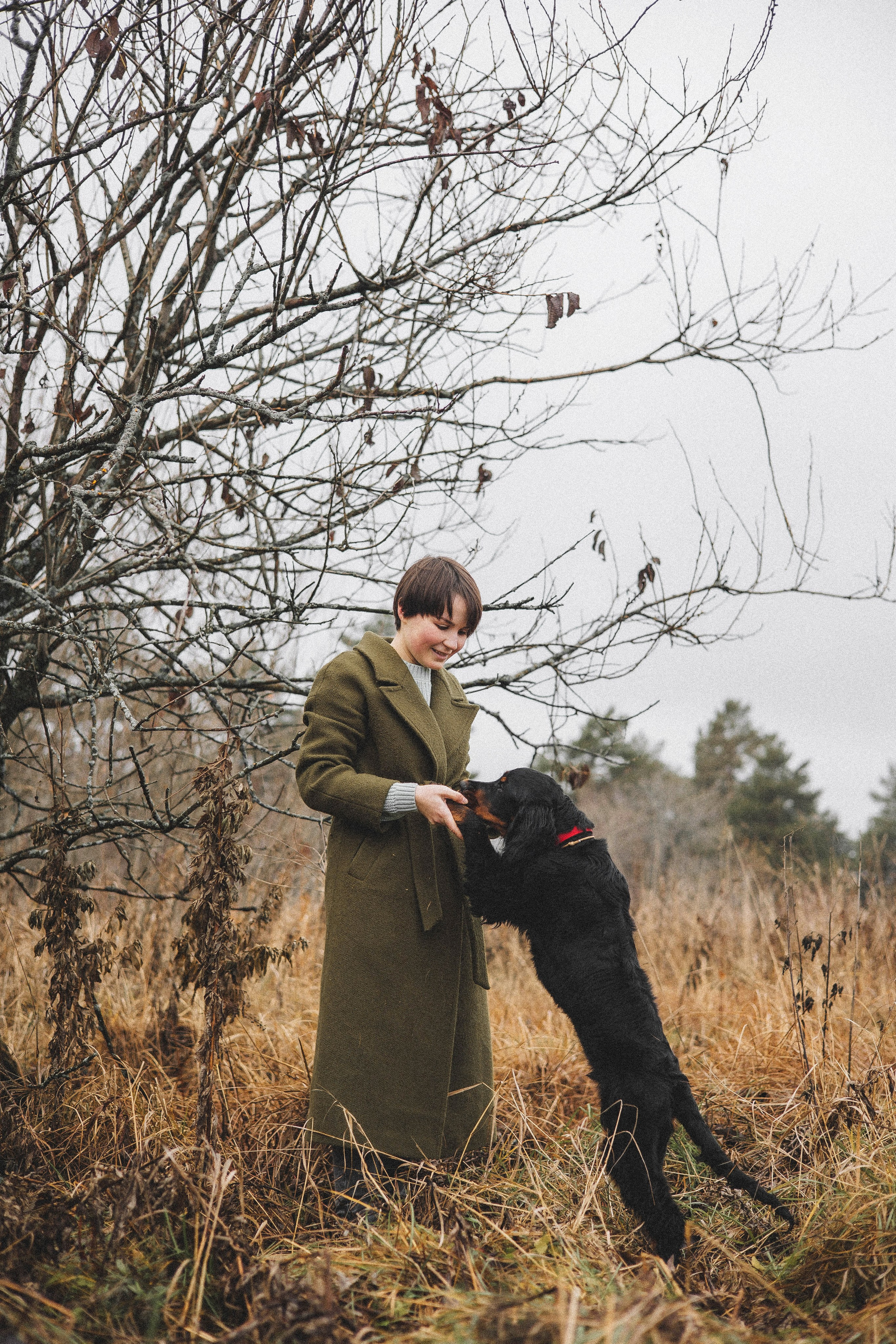 Даша, Глеб, Барс и Бруно. Фотограф-анималист Богданова Полина