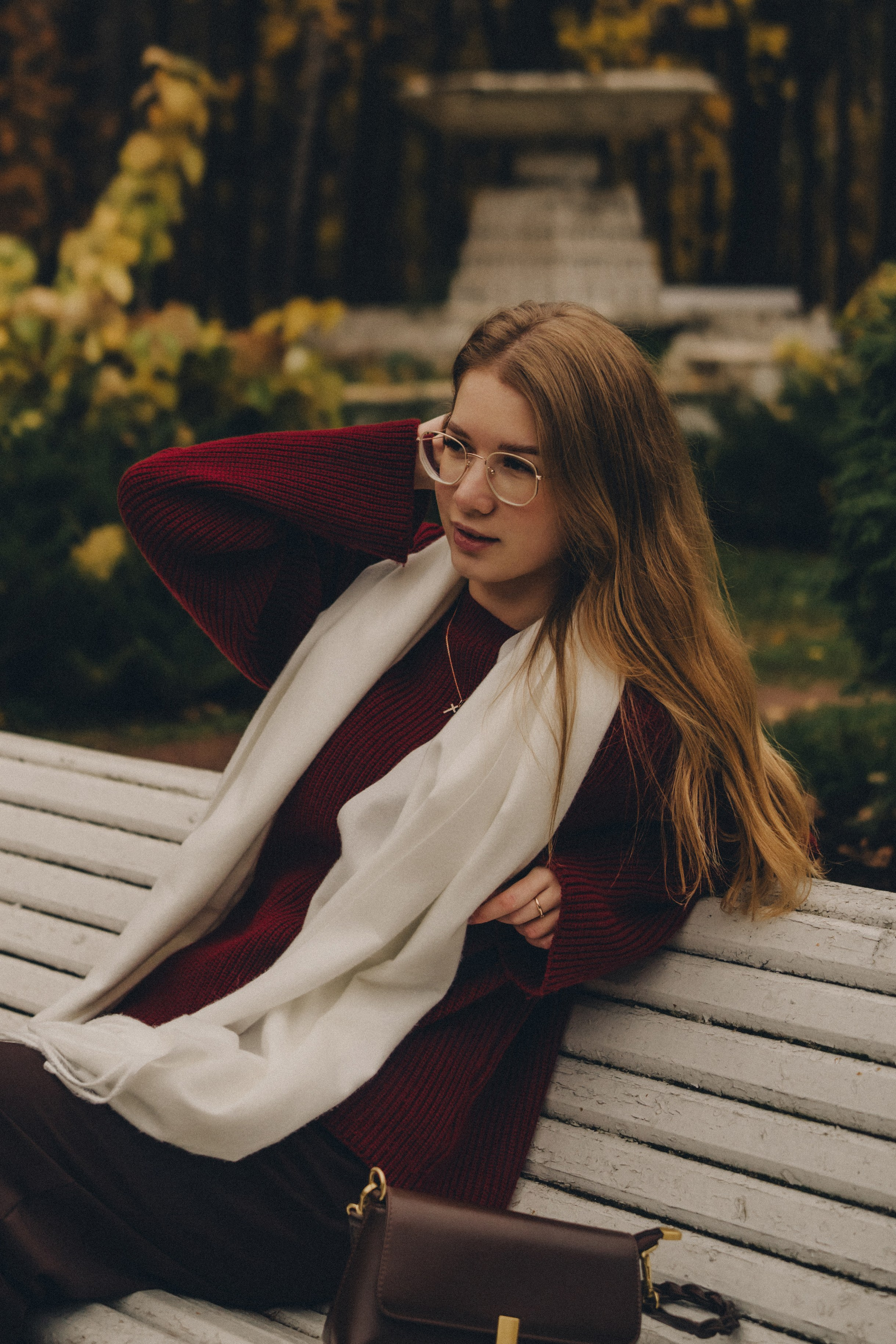 Ирина | осенняя фотосессия Нескучный сад. Портретный фотограф Москва