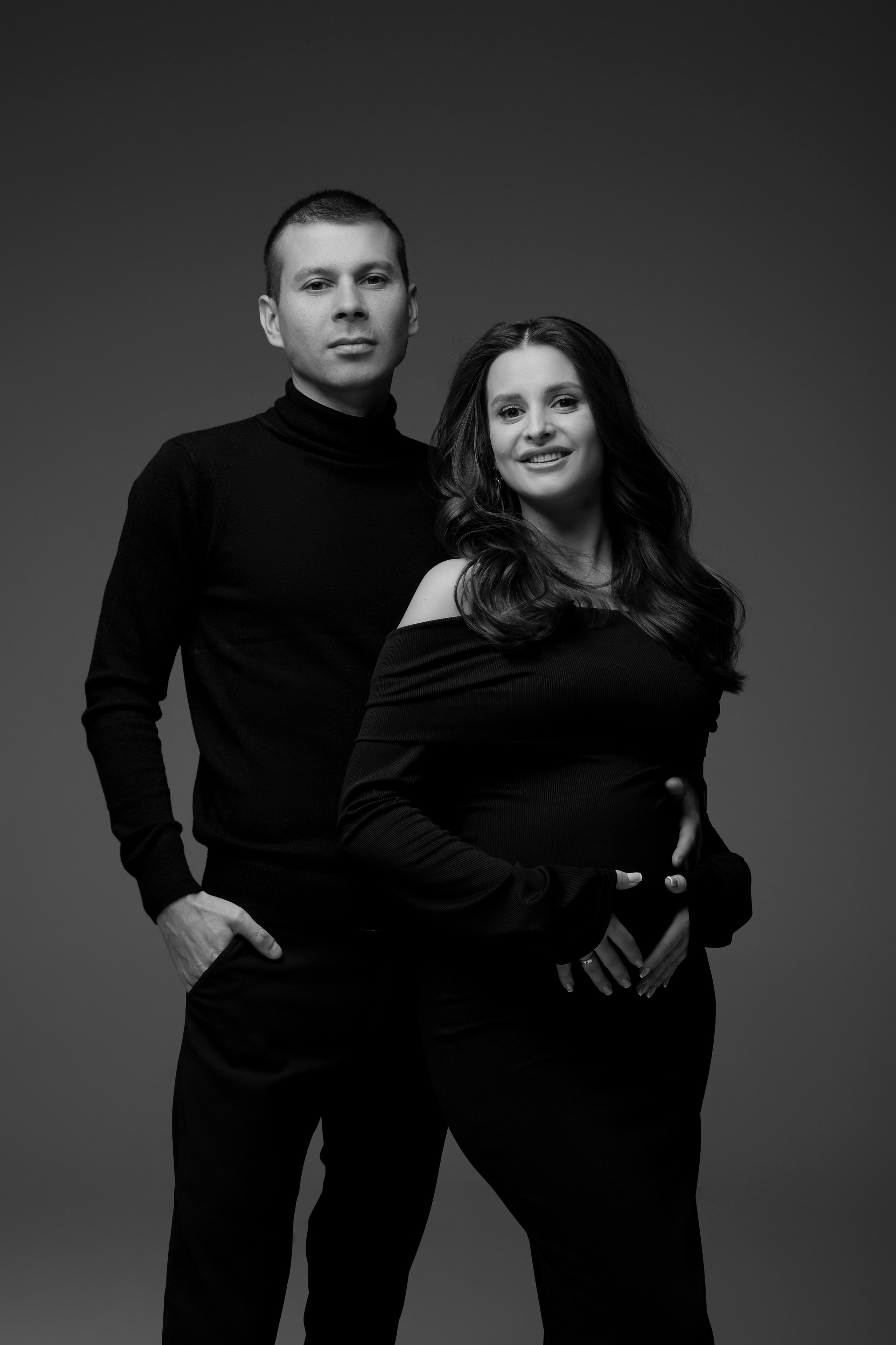 Дарья с мужем. Семейный фотограф и фотограф беременности во Владивостоке