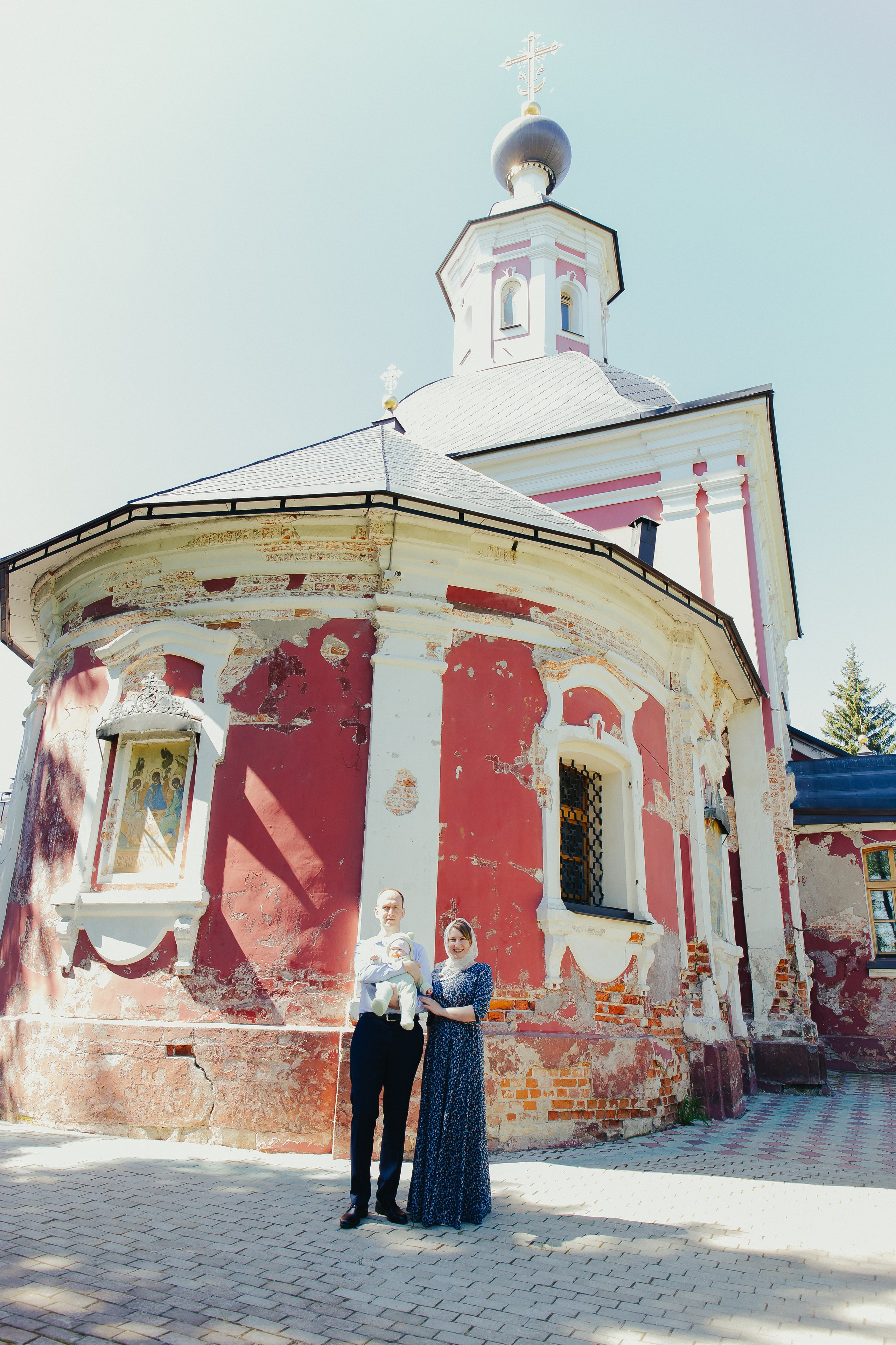 Фотосессия крещения малыша. Фотограф новорожденных и детский в Сергиевом Посаде Кругликова Юлия