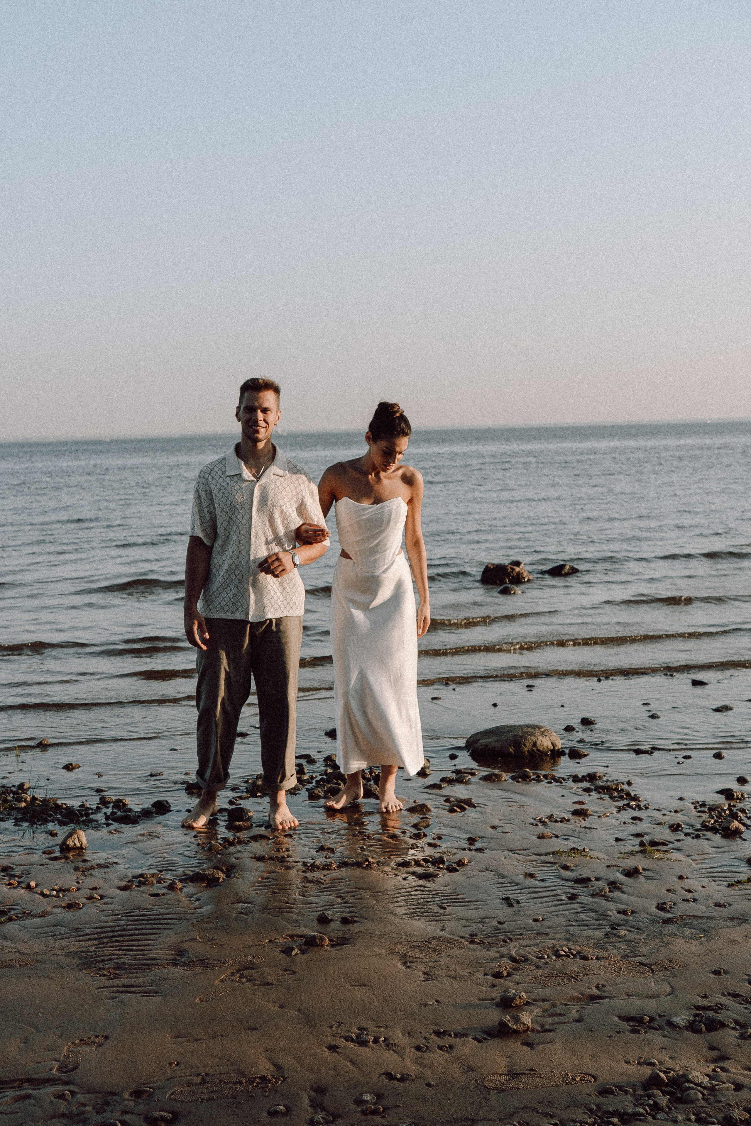 СВАДЕБНАЯ ФОТОСЕССИЯ ВЫЕЗДНОЙ ЦЕРЕМОНИИ (ФИНСКИЙ ЗАЛИВ). Профессиональный фотограф, Санкт-Петербург — Виктория Богомолова