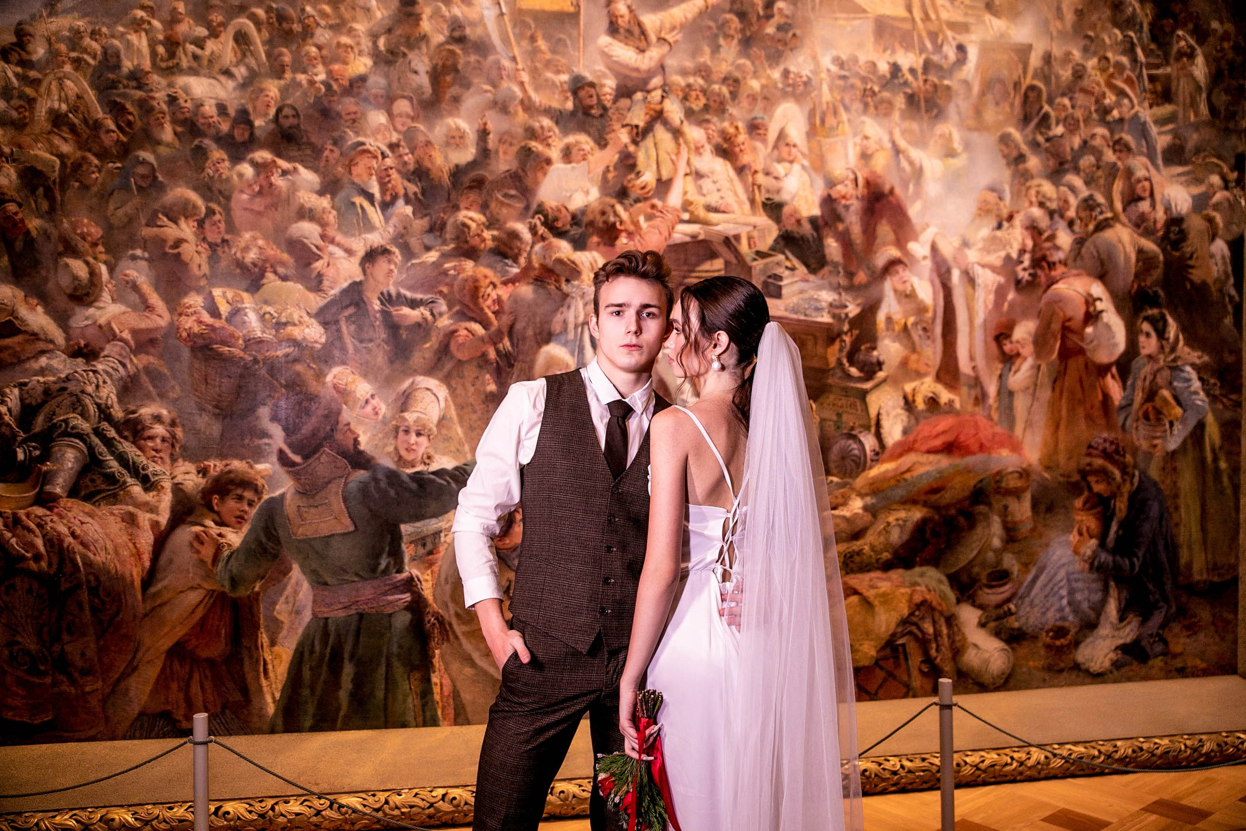 Свадьба в галерее. Свадебный фотограф Александра Мяскова