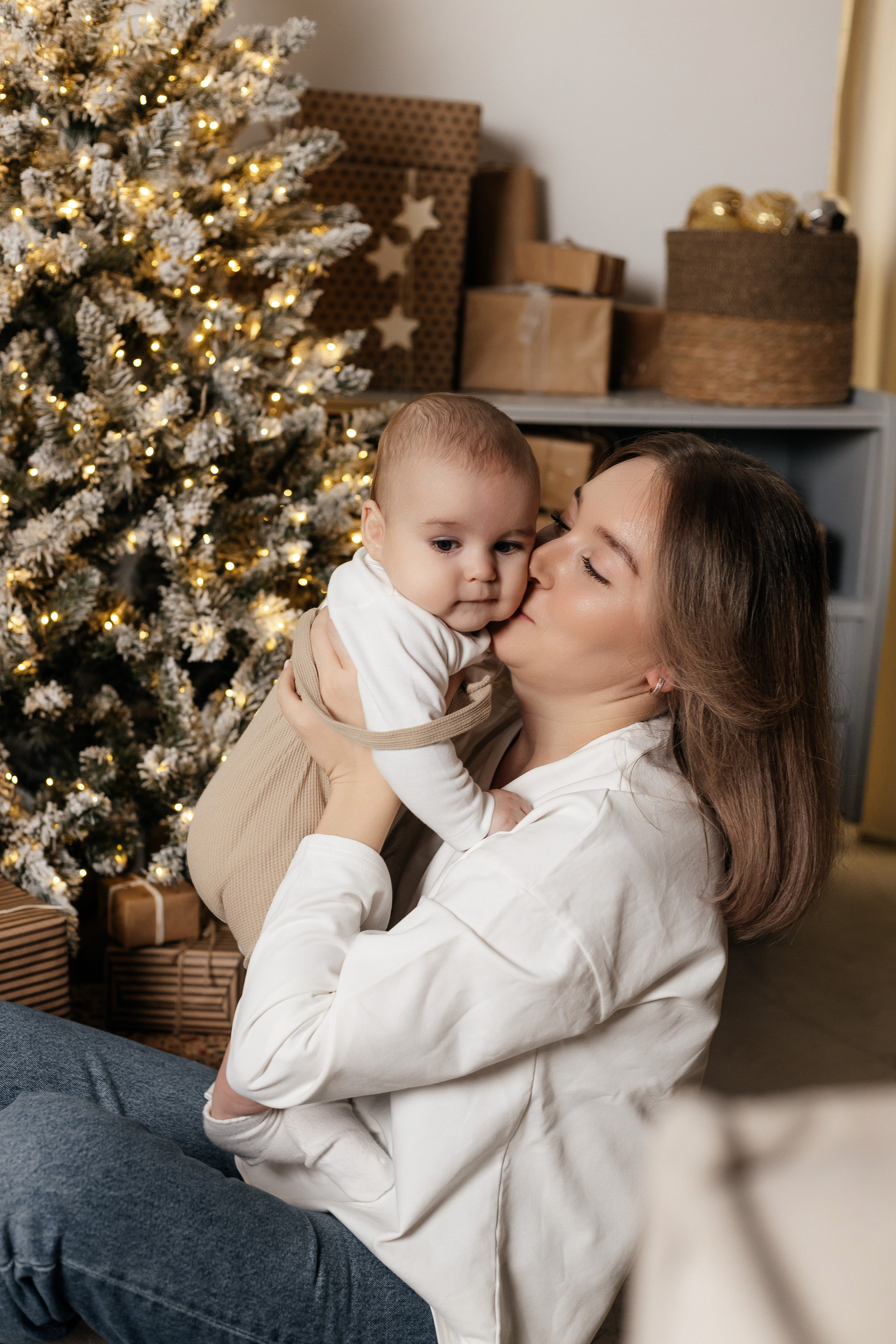 Настя, Вася и Миша (новогодняя). Свадебный и Семейный фотограф Свекрова Ольга