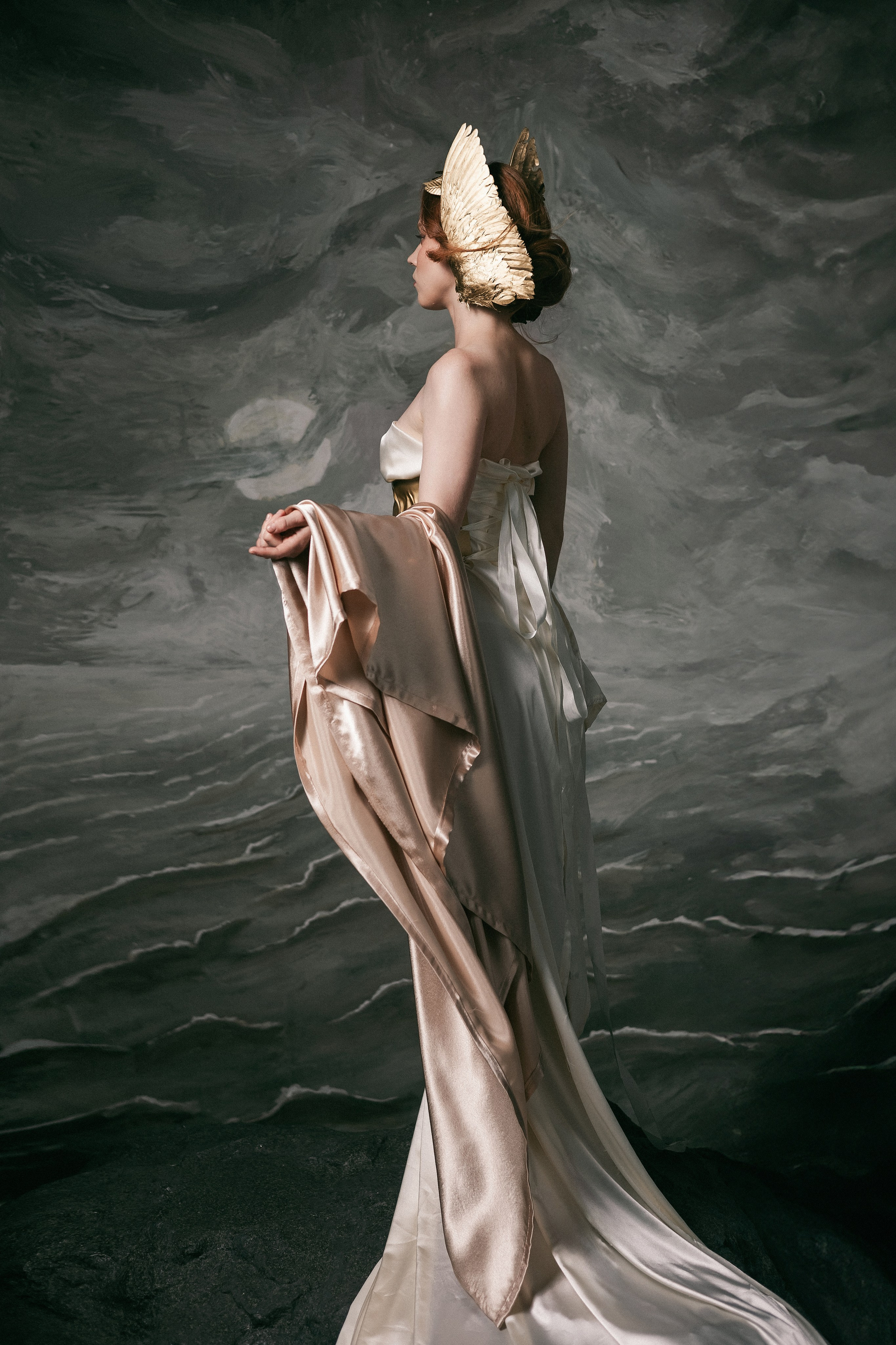 Фотосессия в греческой стилистике с Полиной (муза Сапфо). Портретный фотограф в Москве Алина Климова