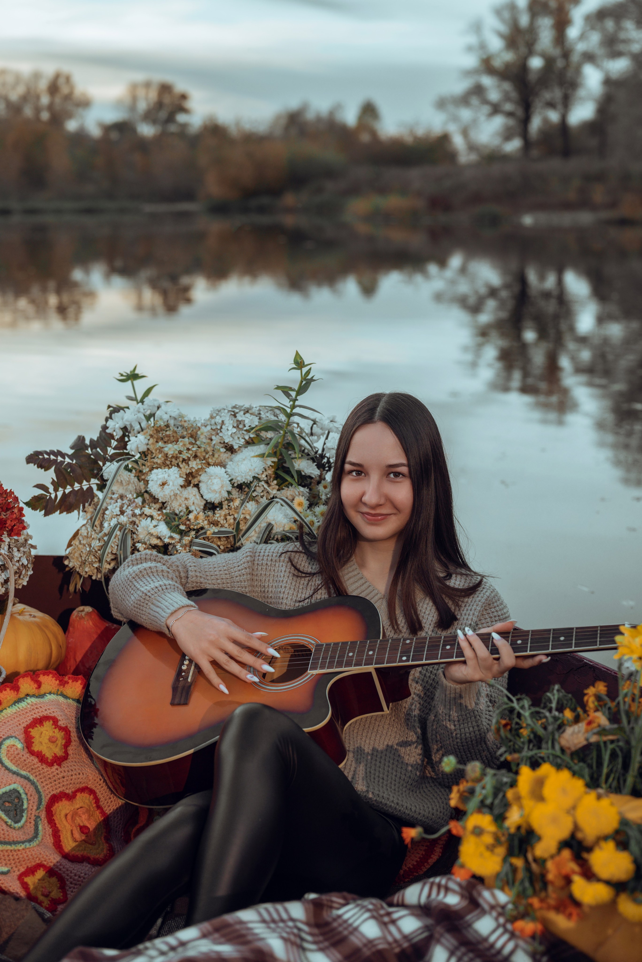 Фотопроект с осенней лодкой. Фотограф в городе Салават