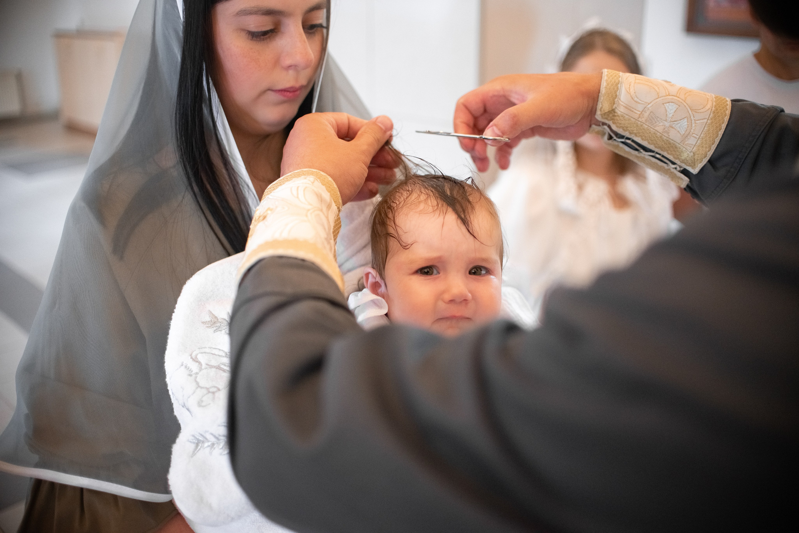Крещении Мии в хр.Ксении Петербургской. Семейный фотограф на выписку из роддома и крещение Минск Настя Гришук
