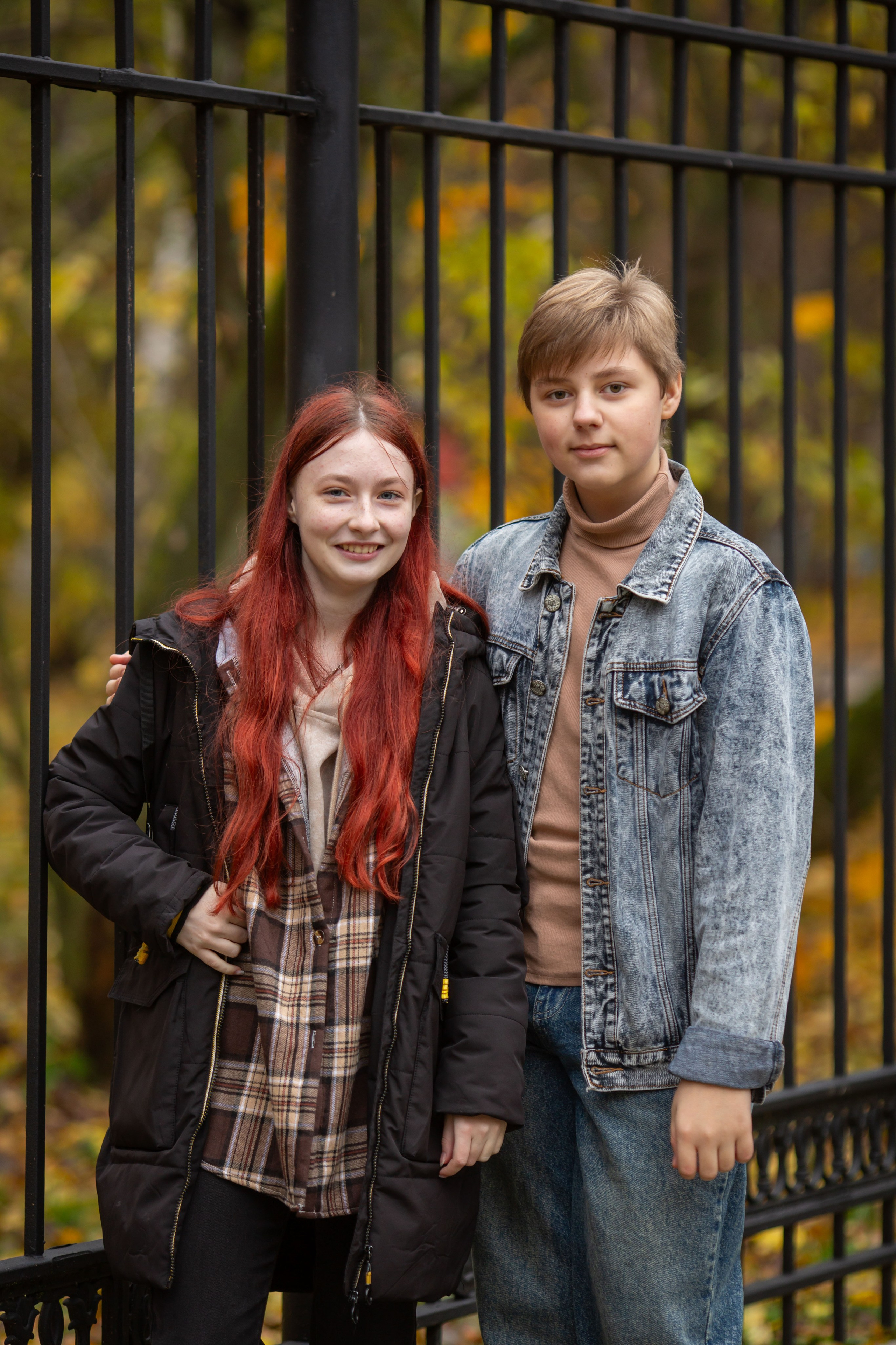 Поздняя осень в парке. Семейный и детский фотограф Анна Петракова