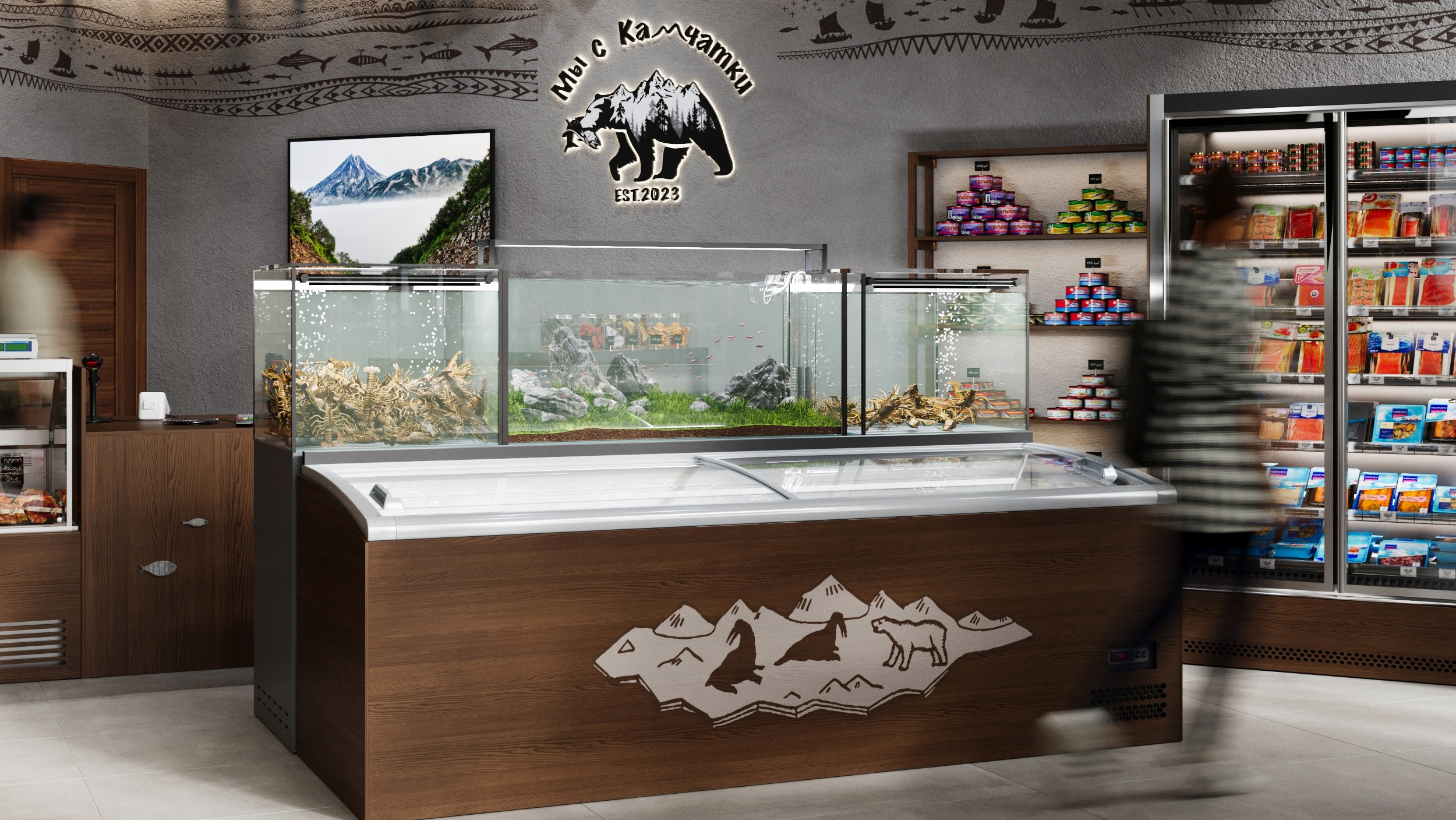 Магазин морепродуктов «Мы с камчатки». 3D визуализатор в Москве Сердюк Владислав