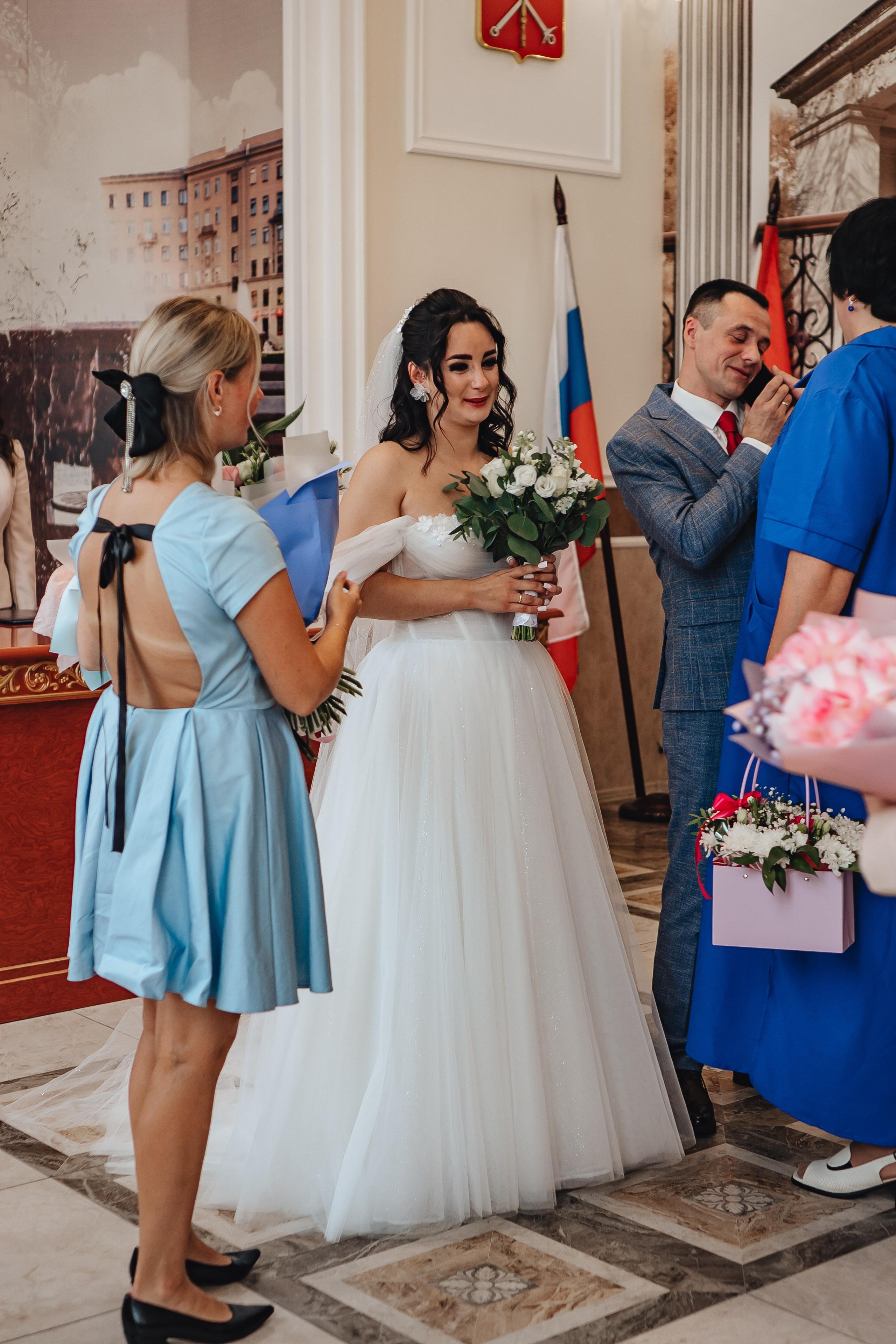 СВАДЕБНАЯ СЬЕМКА В ЗАГСЕ НА МОСКОВСКОМ ПРОСПЕКТЕ. Профессиональный фотограф, Санкт-Петербург — Виктория Богомолова