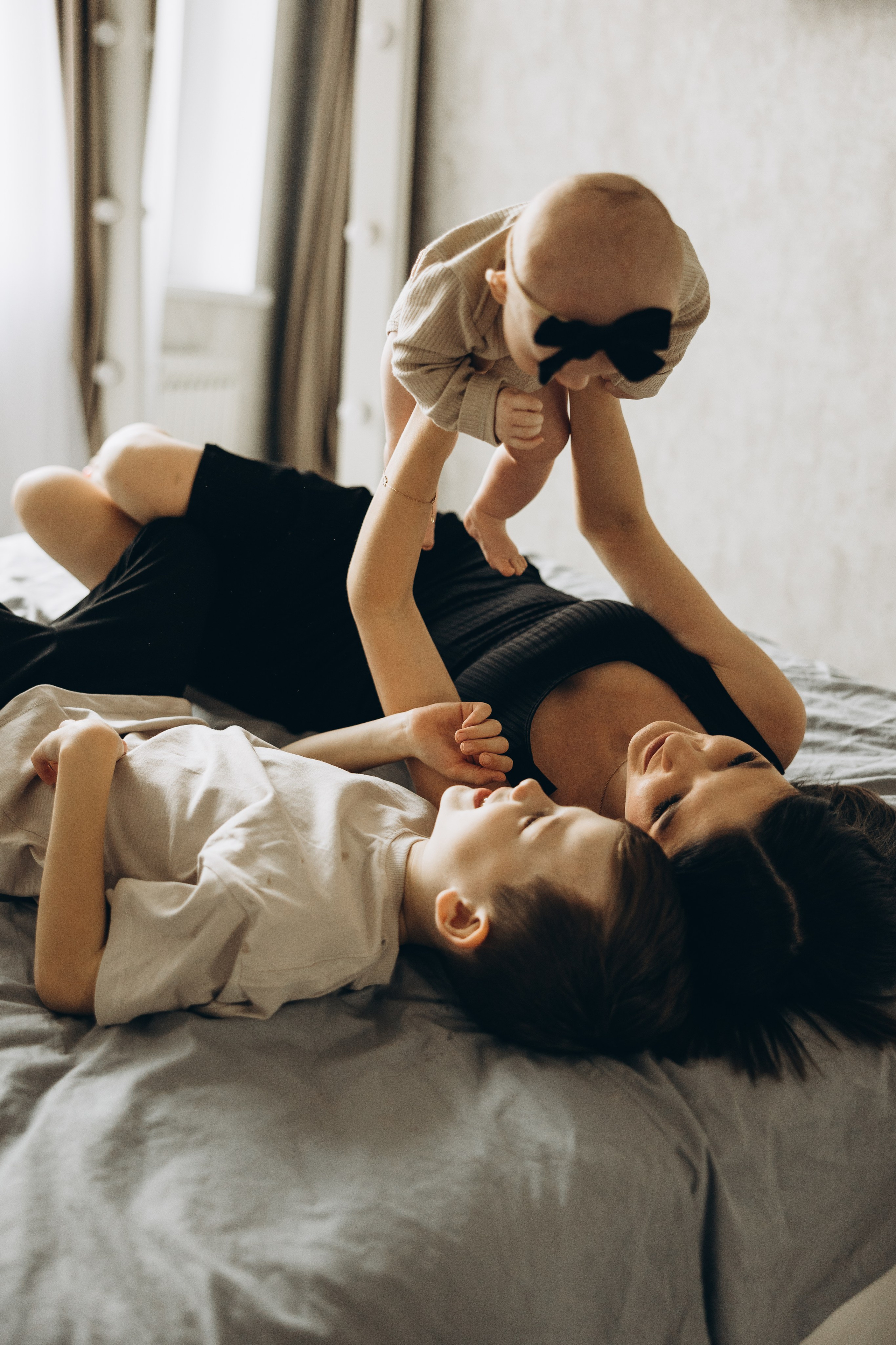 Марина, Илья и Аня. Семейный фотограф в Москве Виктория Ястребинская