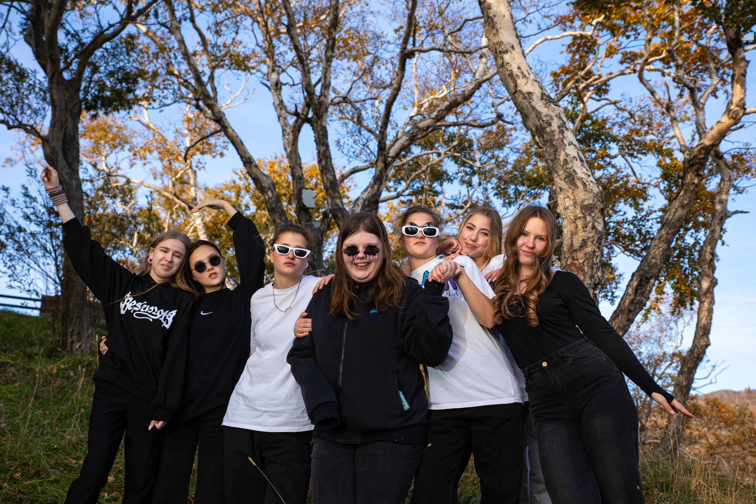 Школьная фотосессия в центре Петропавловска-Камчатского
