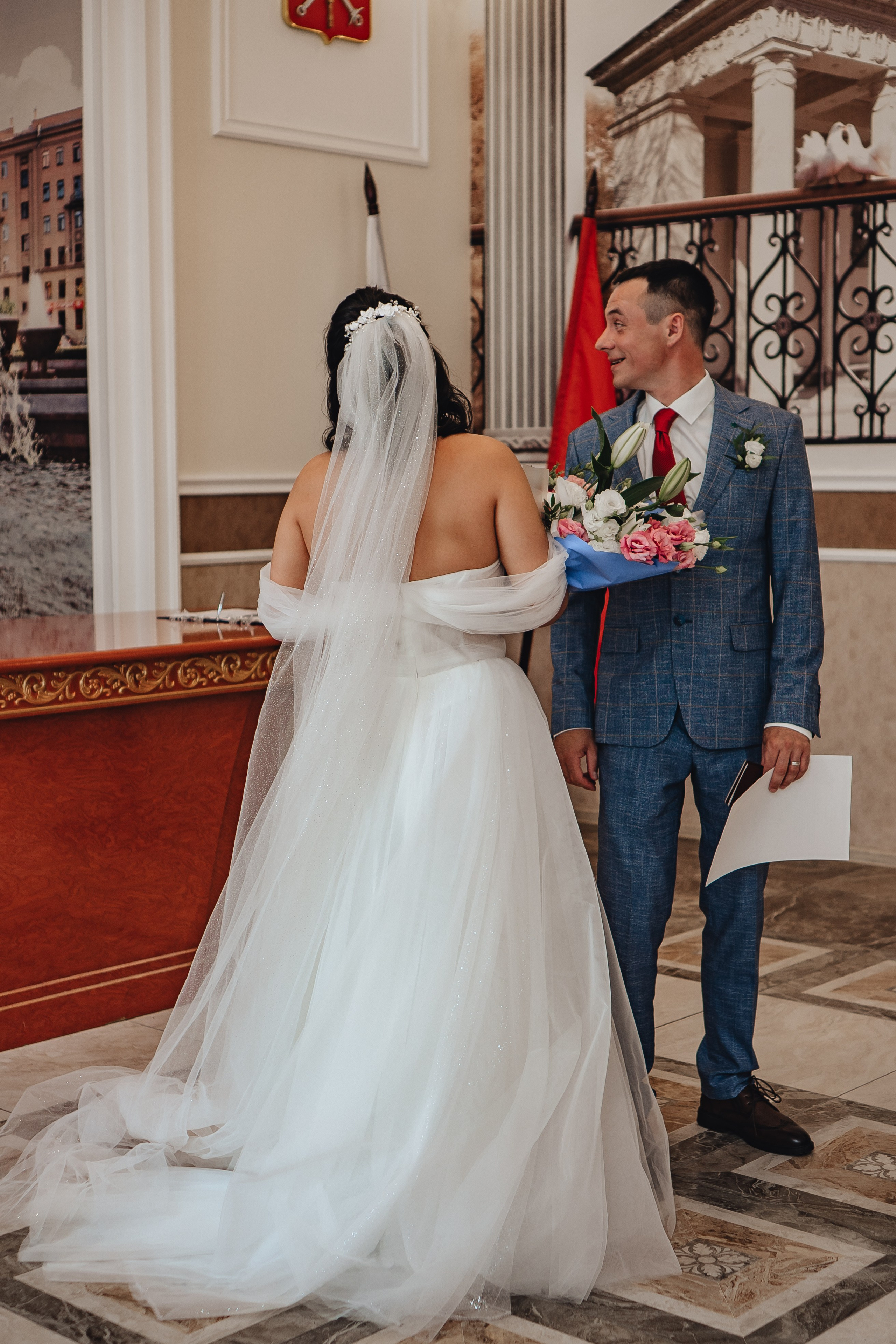 СВАДЕБНАЯ СЬЕМКА В ЗАГСЕ НА МОСКОВСКОМ ПРОСПЕКТЕ. Профессиональный фотограф, Санкт-Петербург — Виктория Богомолова