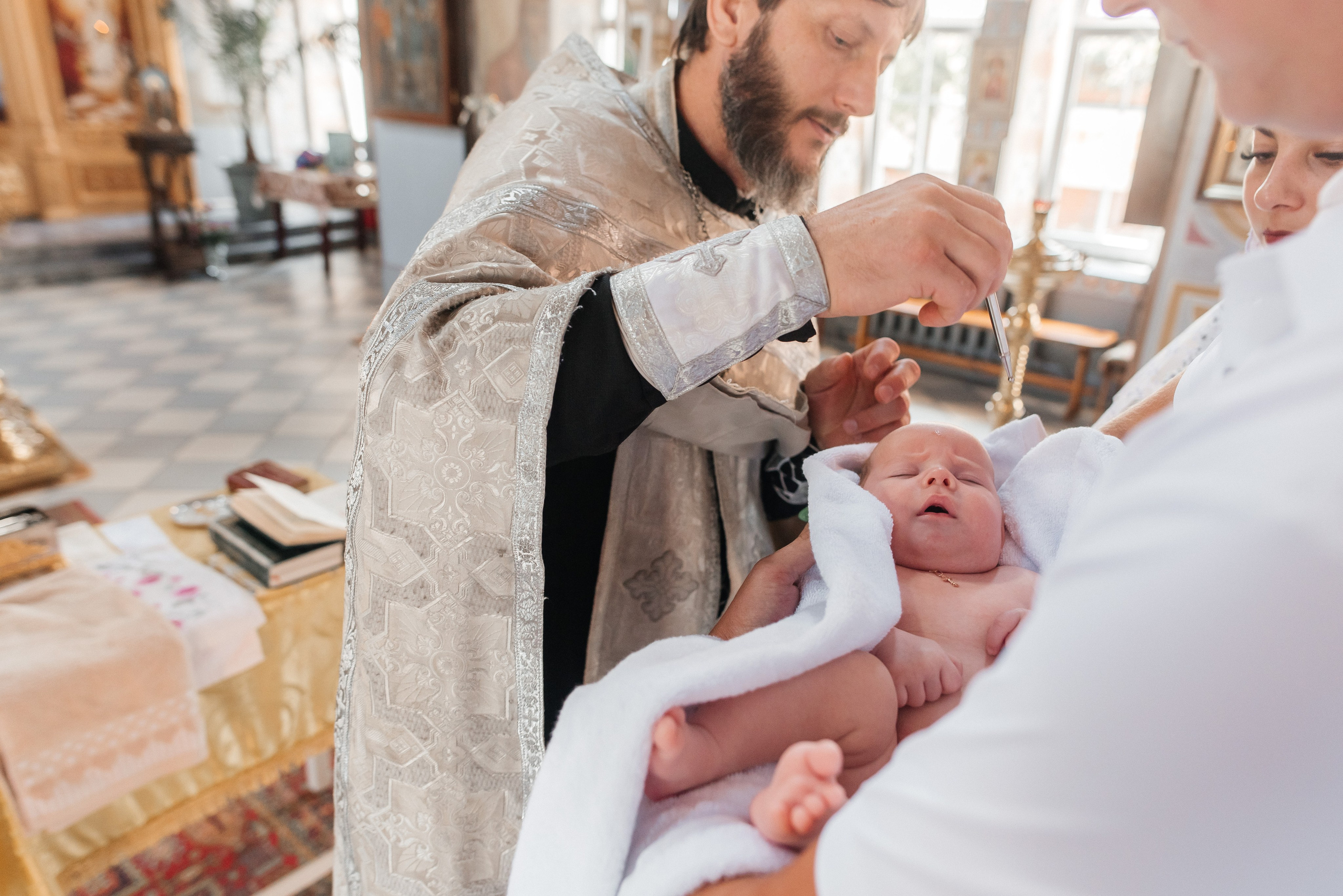 Крещение Родиона. Детский и семейный фотограф выпускной альбом Приморско-Ахтарск