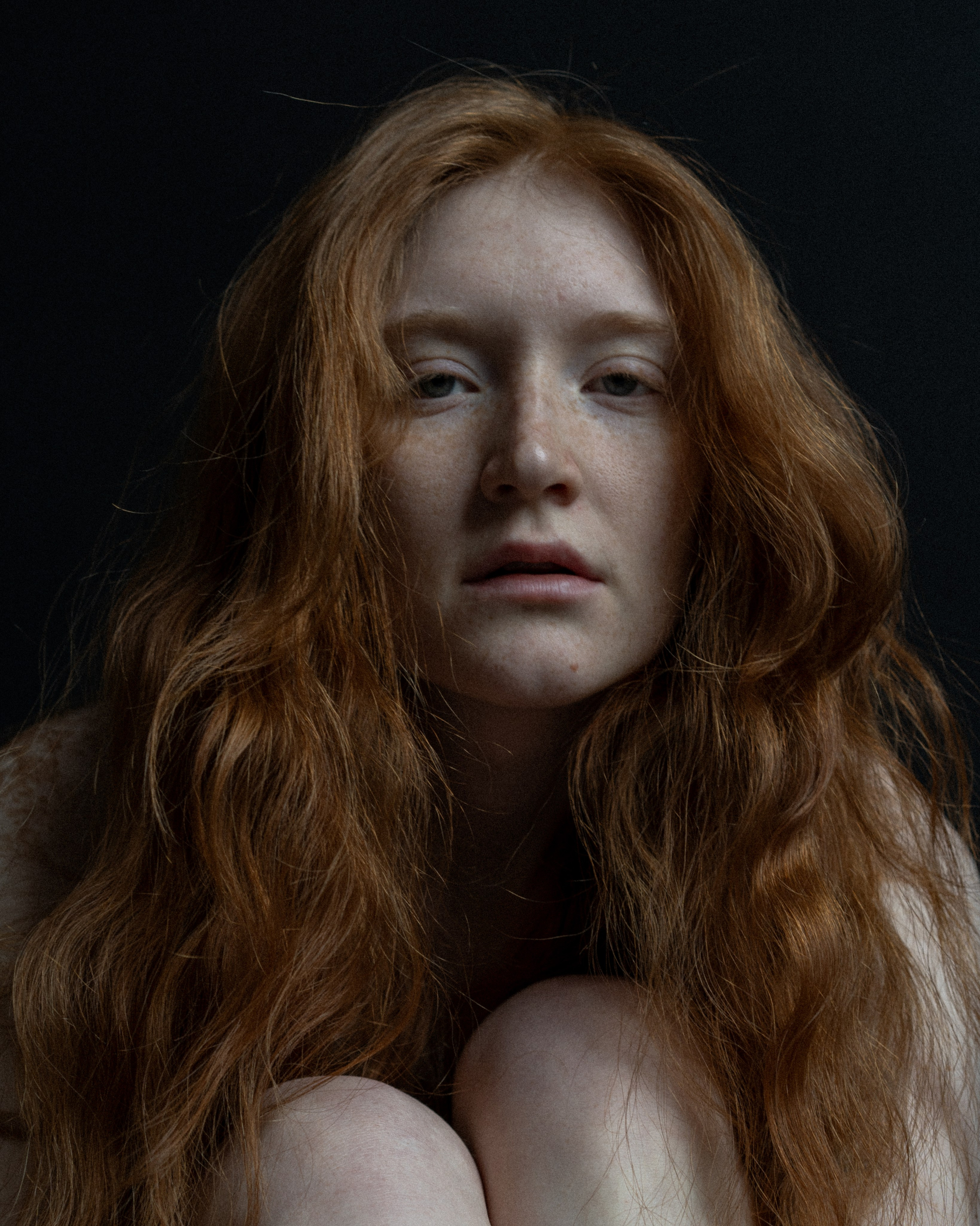 Съёмка ню в студии. Фотограф Елизавета Потешкина