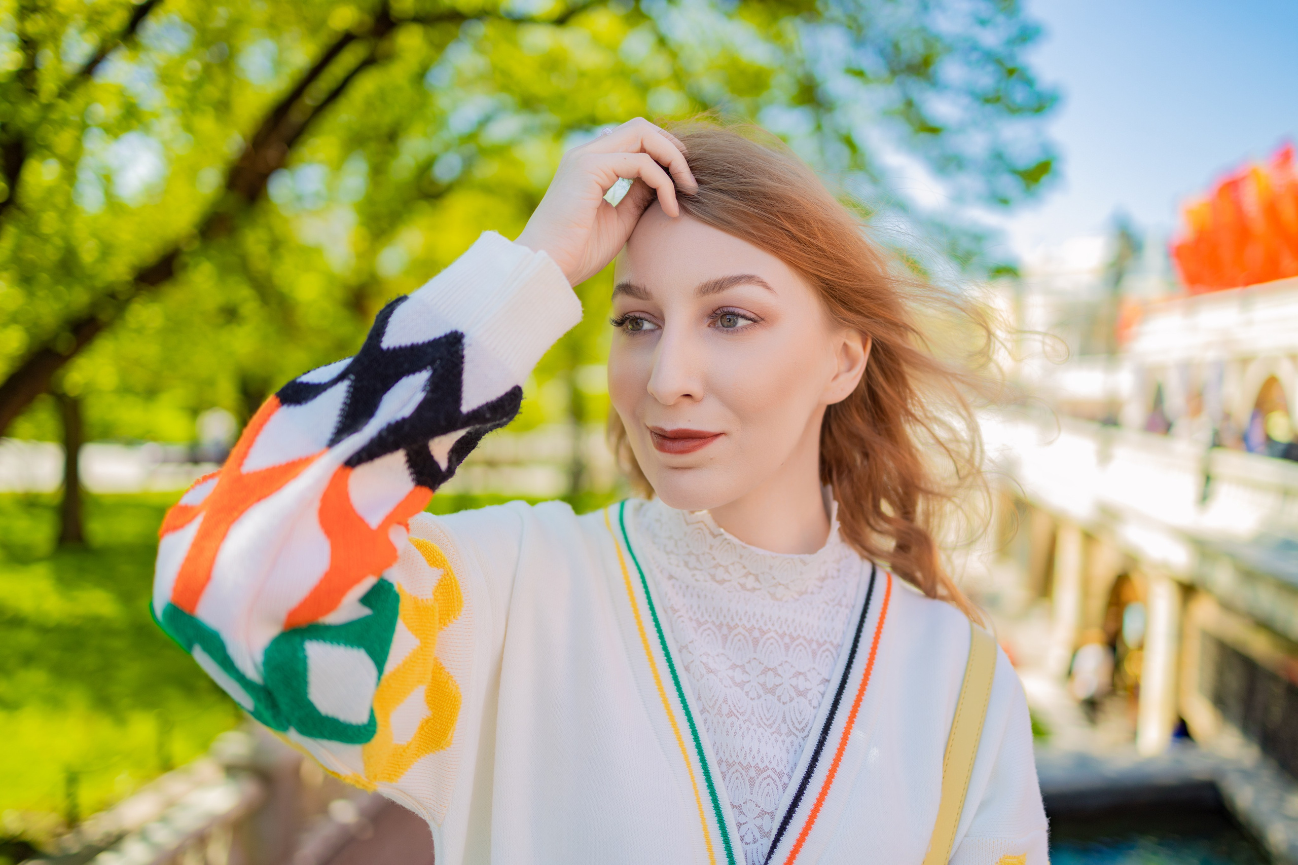 Весенняя прогулка с Еленой по Патриаршим. Репортажный, семейный и студийный фотограф в Москве Демин Алексей