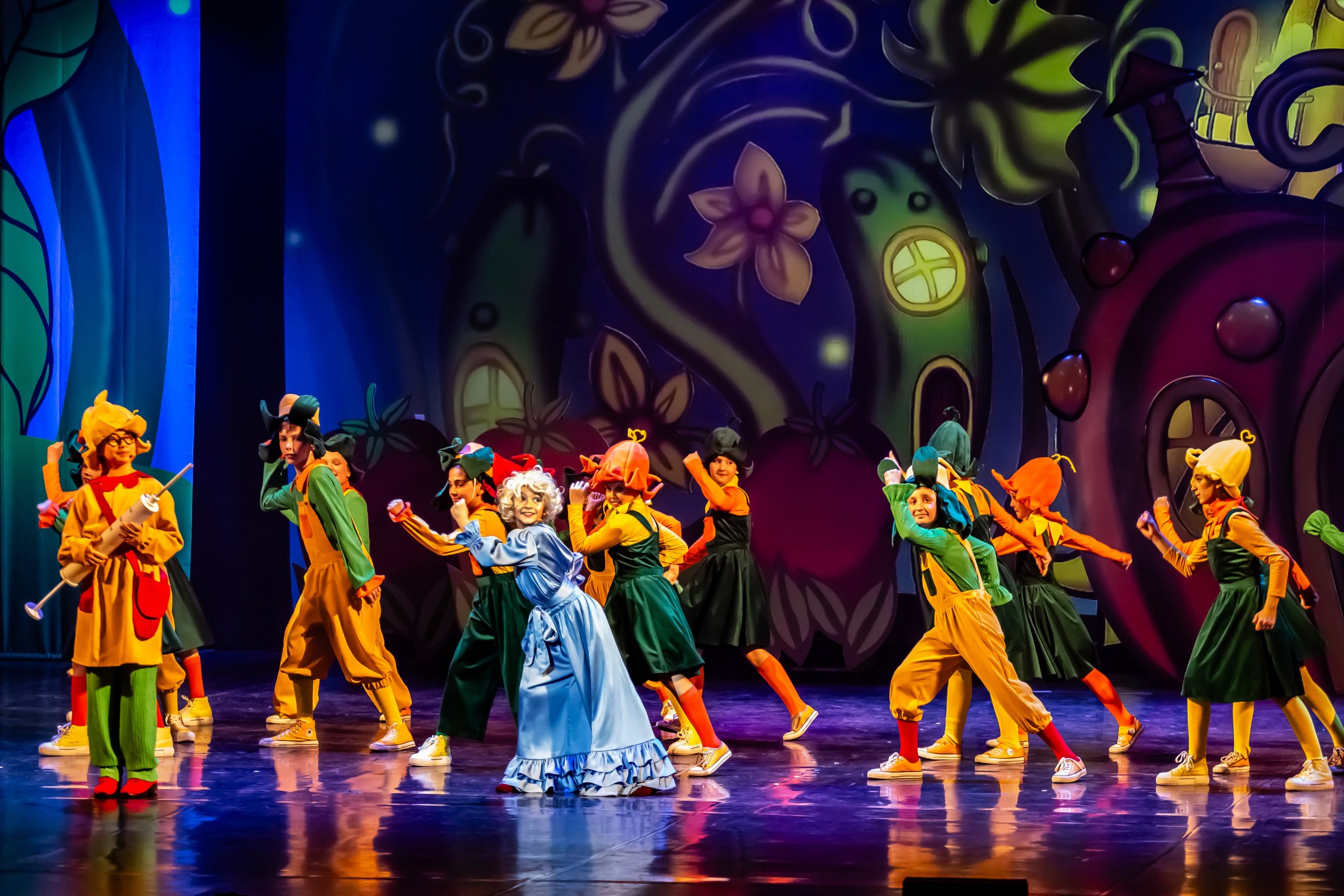 Мюзикл «Незнайка в царстве малюток» премьера Сочи солнышки и Сочи Соло. Фотограф в Сочи Юрий Шептаев