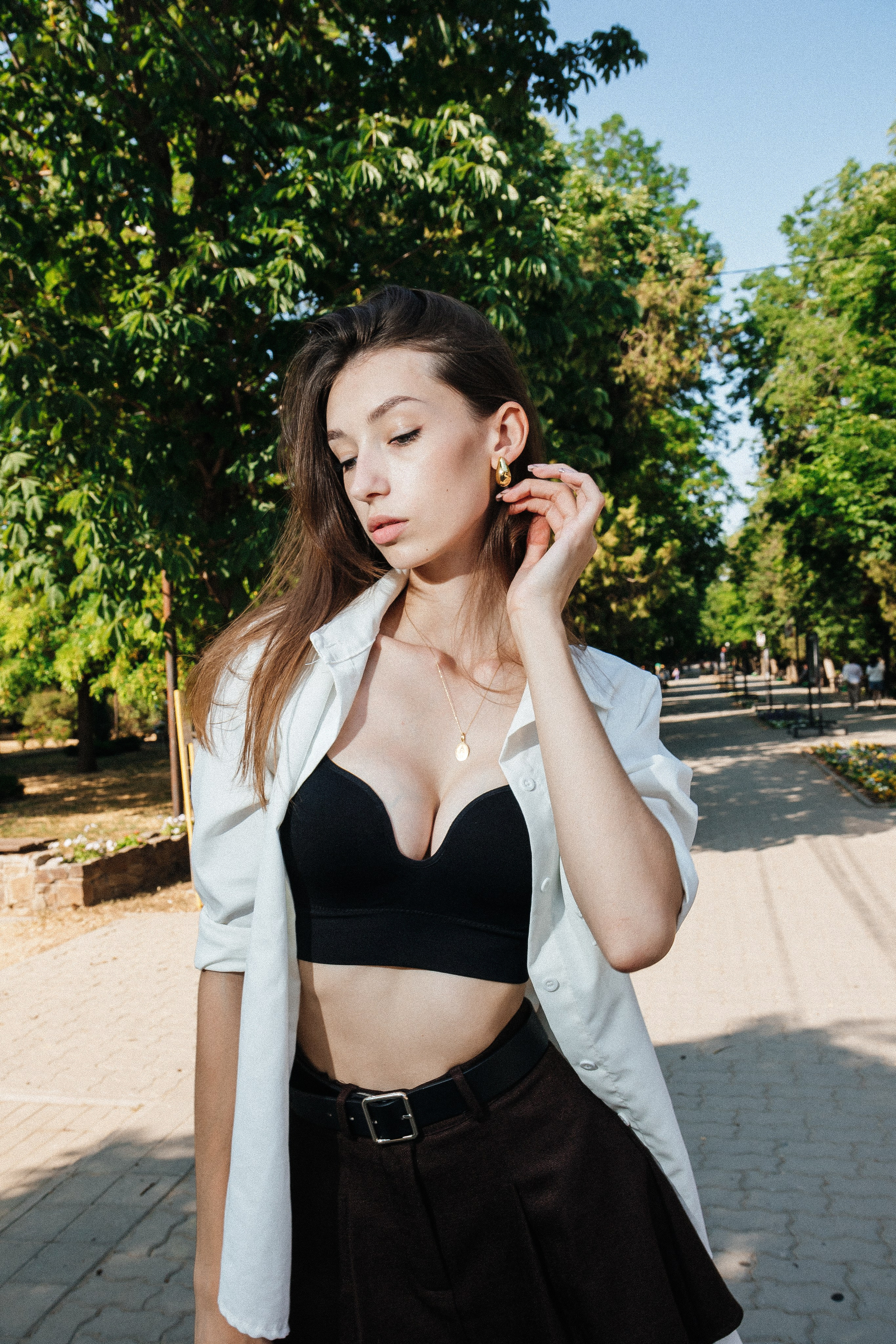 Лера в парке Горького. Фотограф Александр Бигари