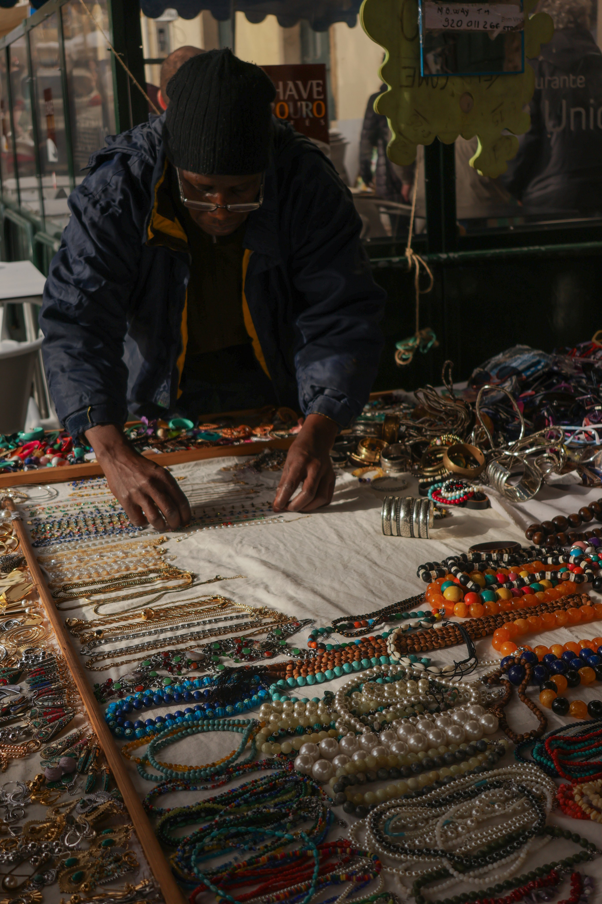 Lisbon, fleamarket. Magic photos
