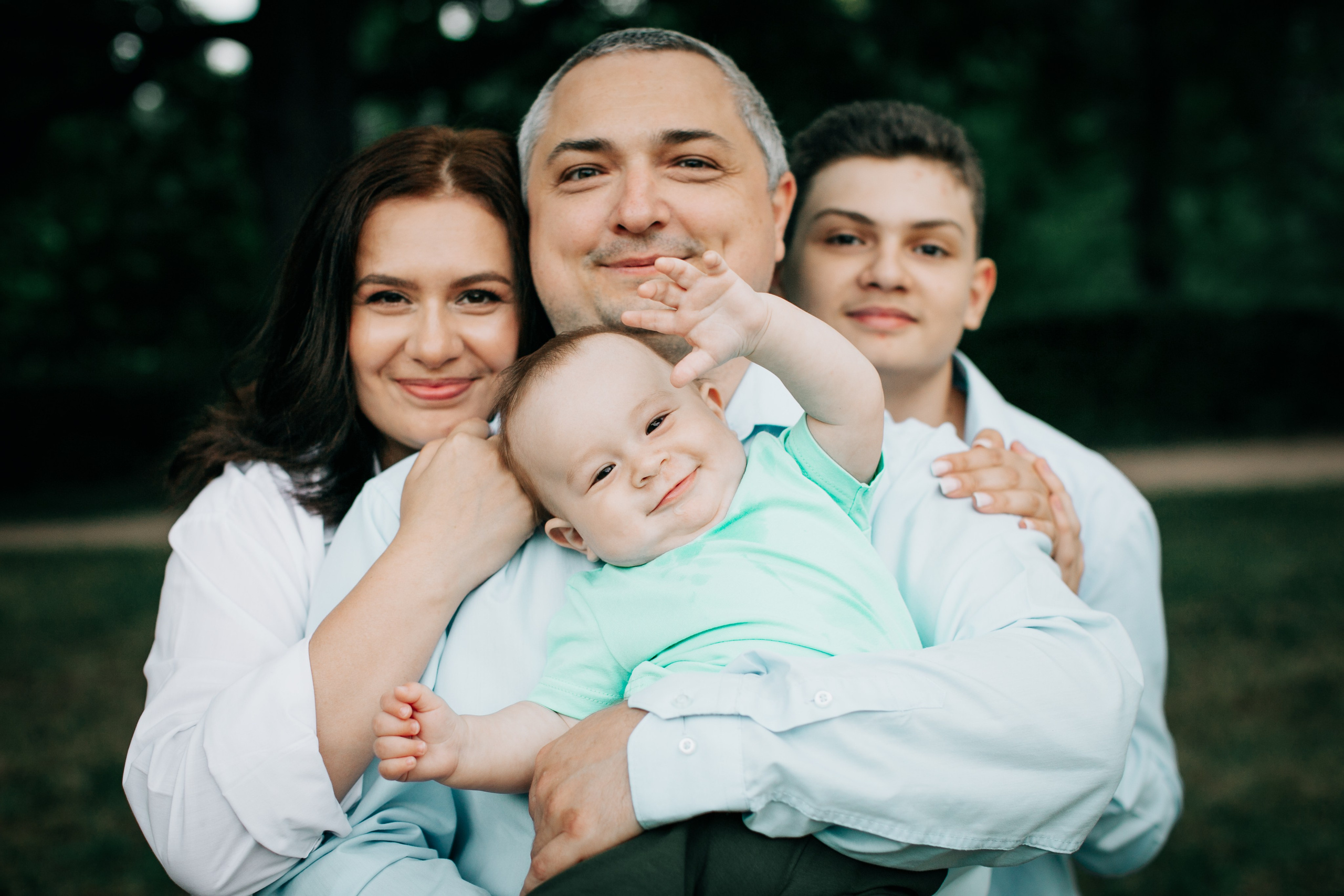 Семейная фотосессия в парке. Фотограф в Крыму