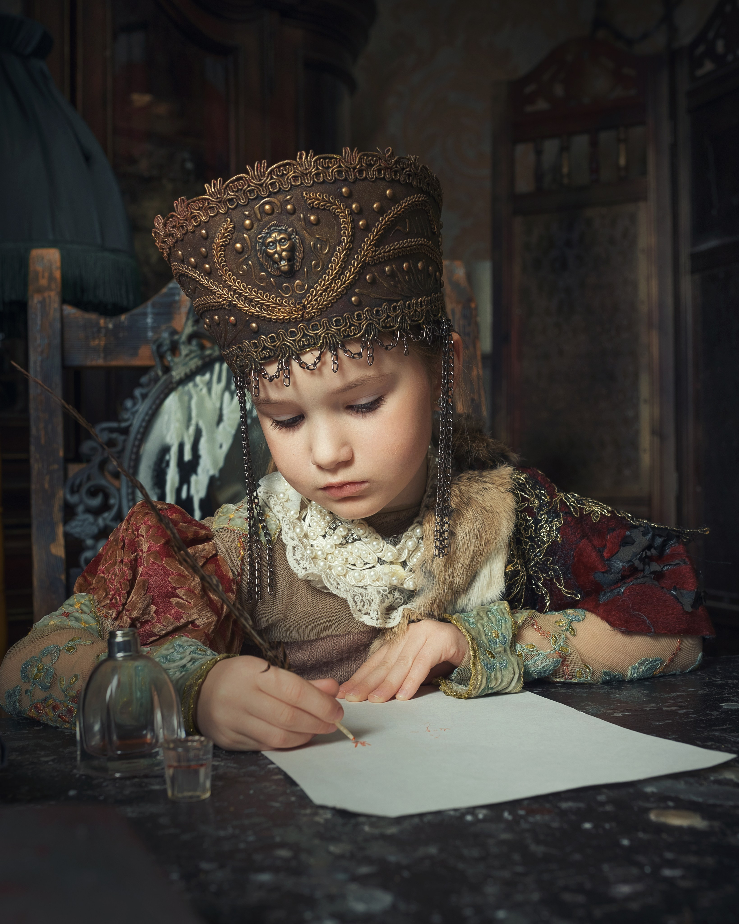 Сказочная фотосессия в студии в Москве. Актерское и модельное портфолио. Фотограф в Москве Екатерина Коломеец