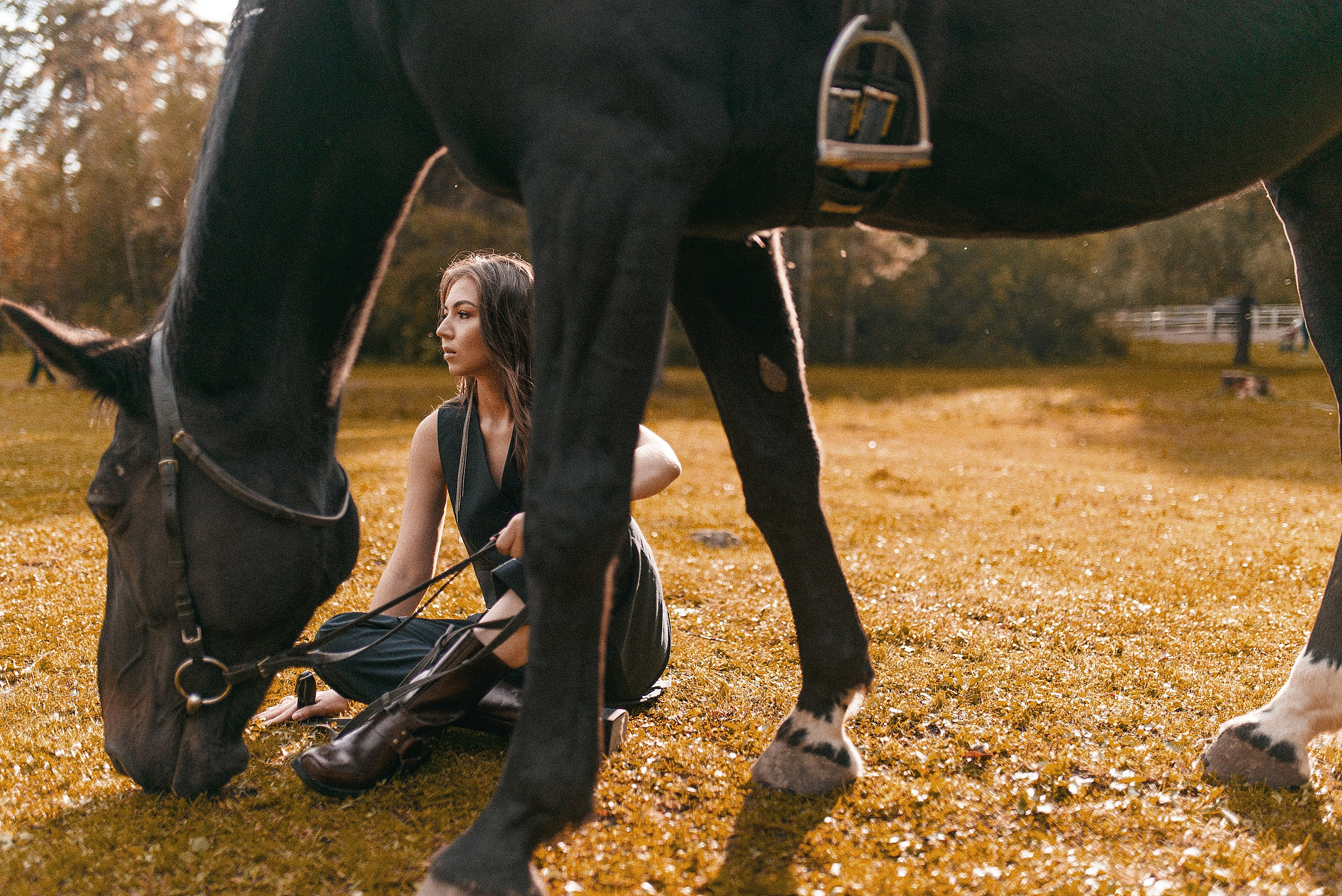 Фото прогулка с лошадью. Портретный фотограф Дарья Едапина Новосибирск. Фотограф Дарья Едапина Новосибирск