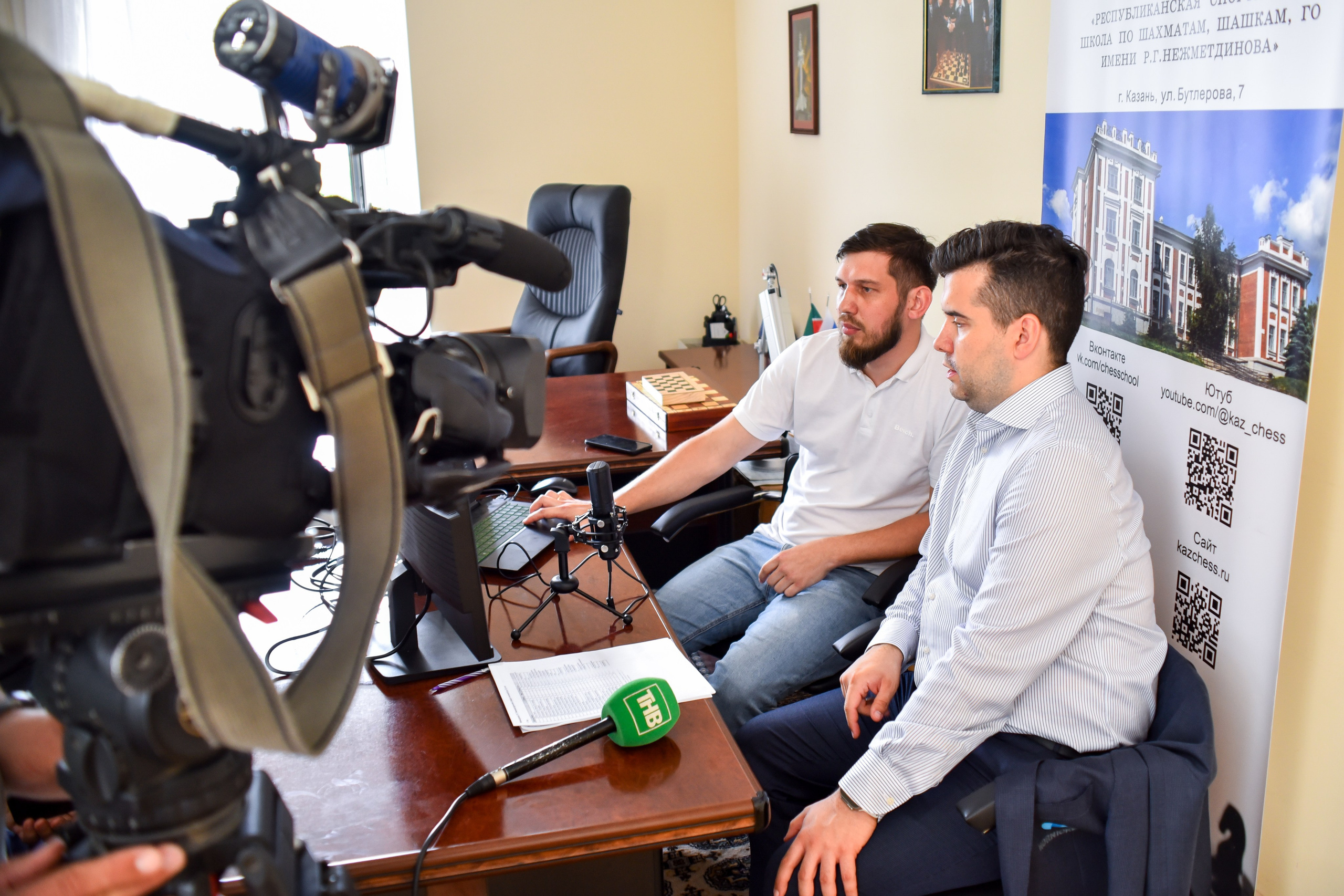 Ян Непомнящий, пресс-подход. Спортивный и репортажный фотограф в Казани Вячеслав Сатонин