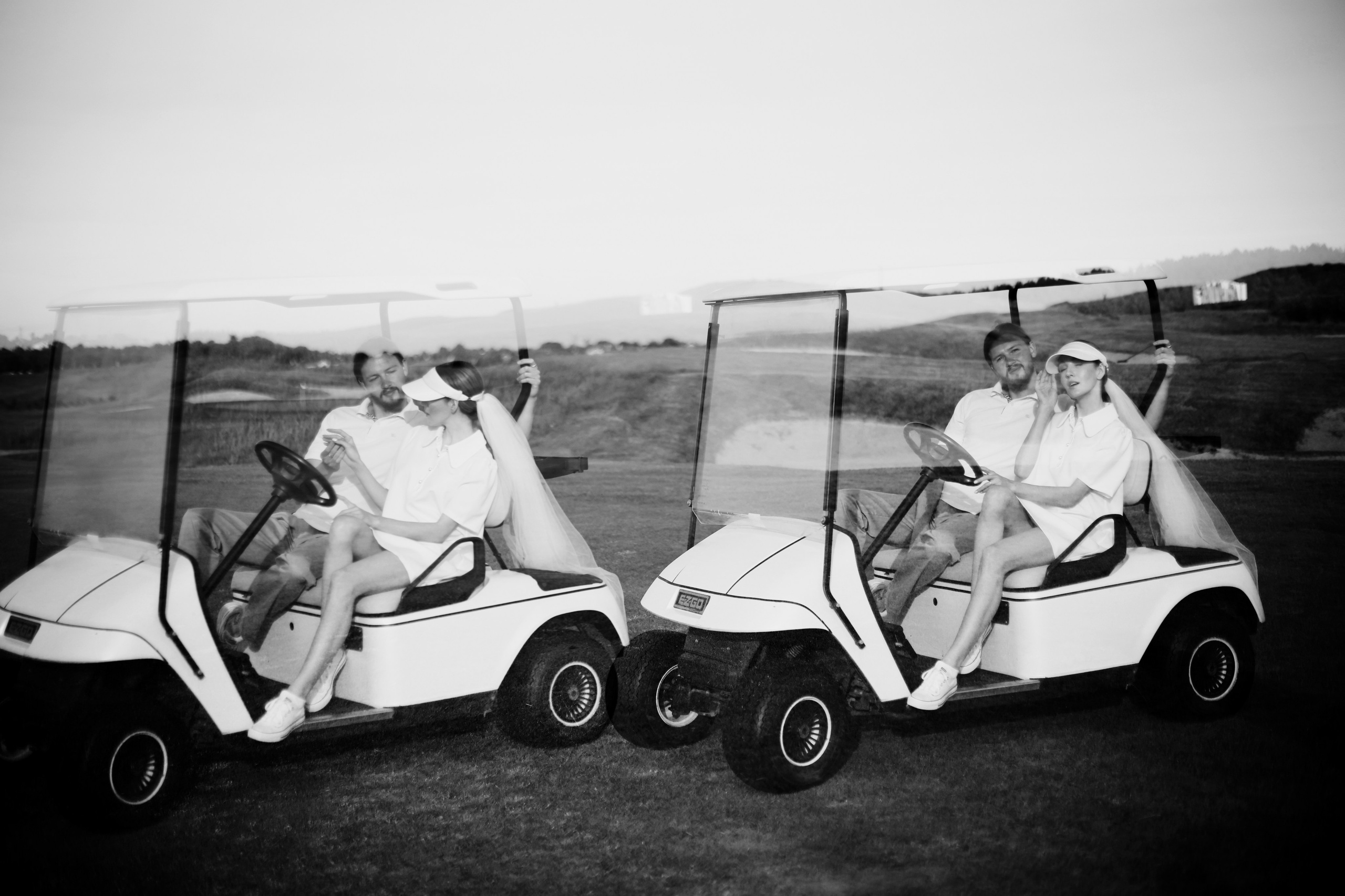 Свадебная фотосессия в гольф-клубе Петергофа. Свадебный и love story фотограф в Санкт-Петербурге (Спб) Natali Iva