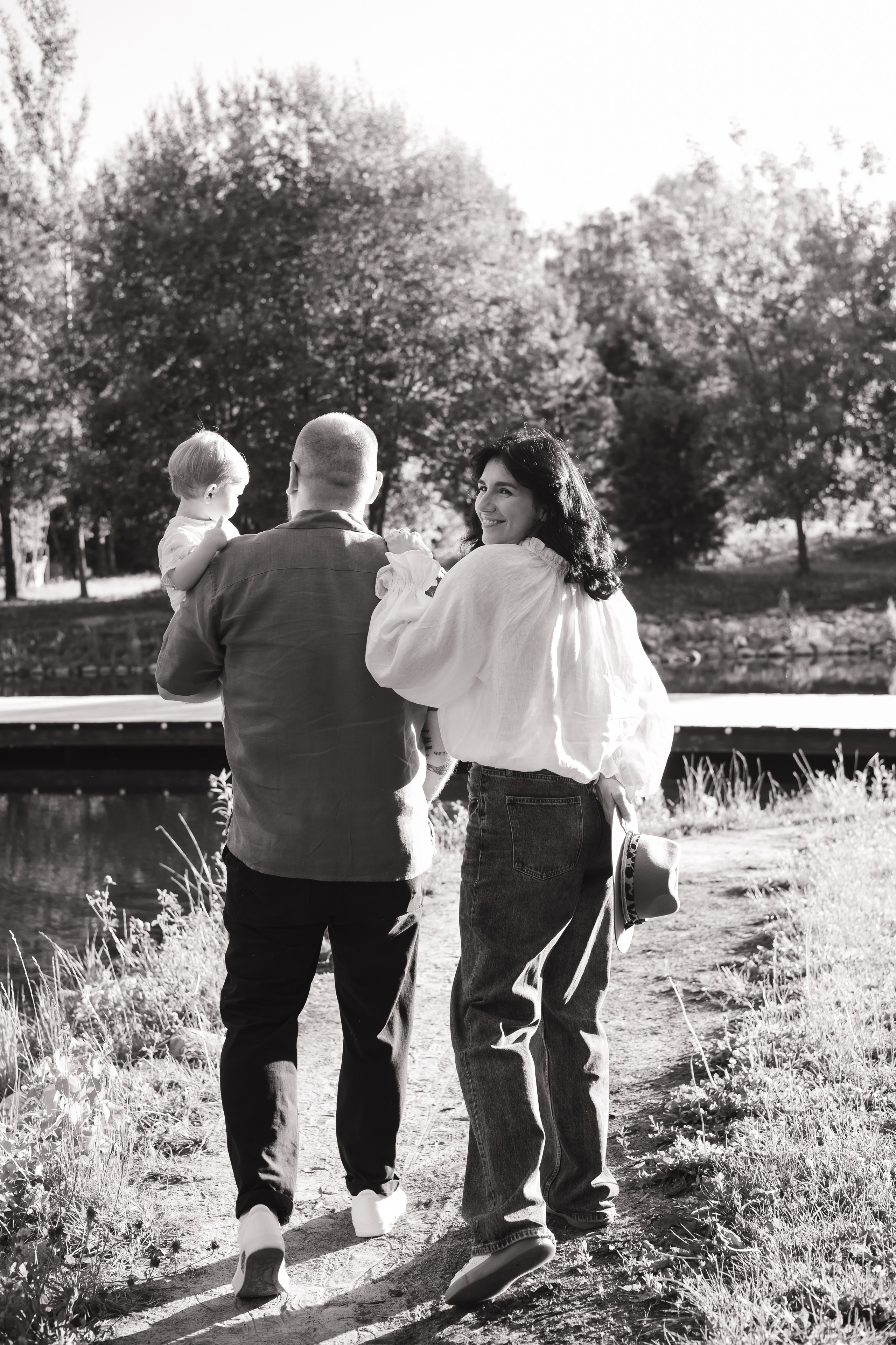 Семейные фотоистории на природе