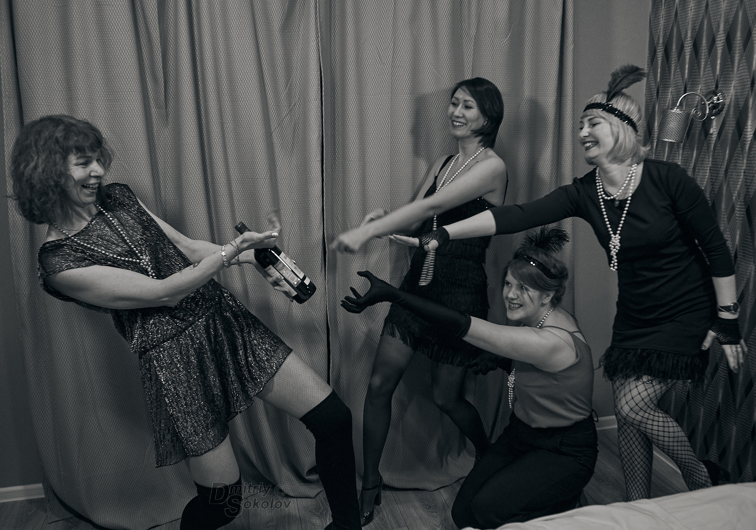 Девы, может вина?