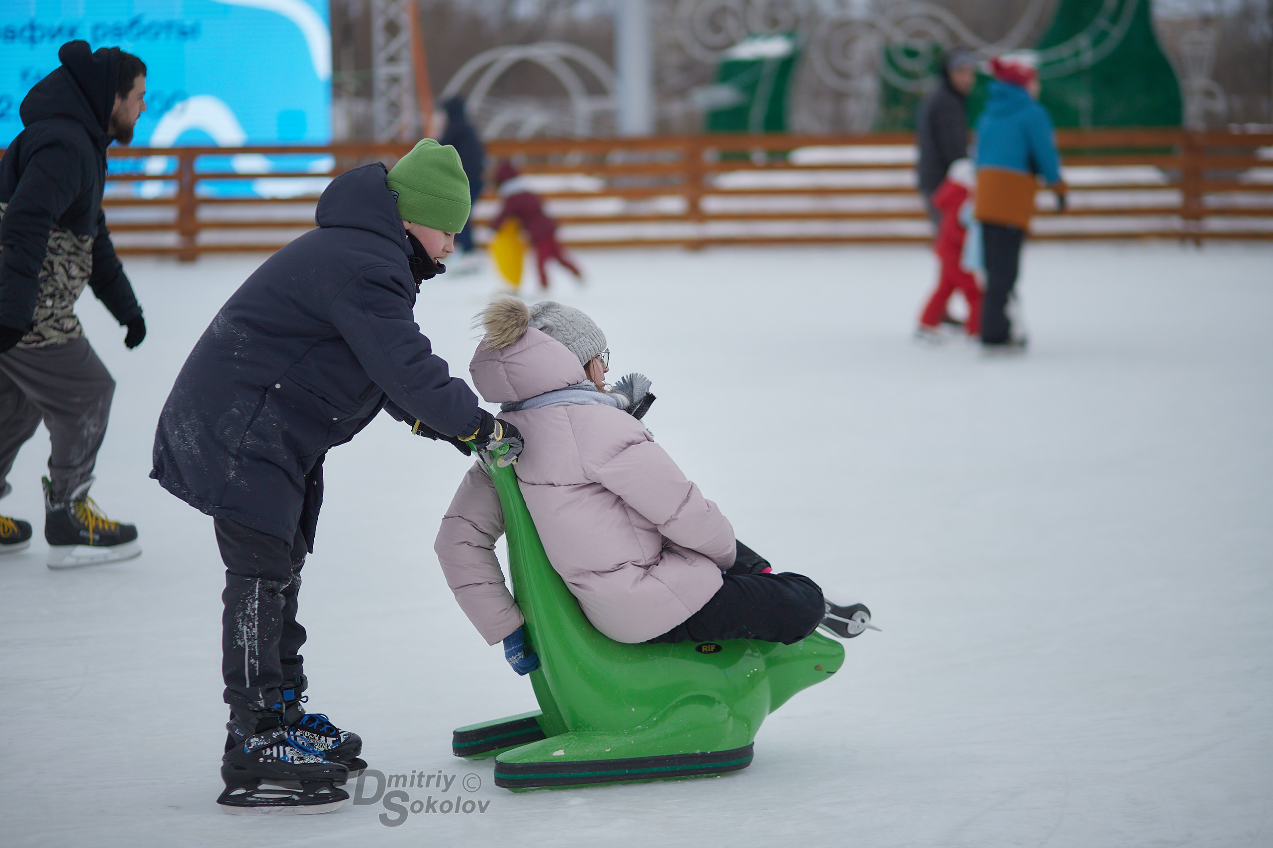 Катание на коньках. Портретный и репортажный фотограф в Тюмени | Соколов Дмитрий
