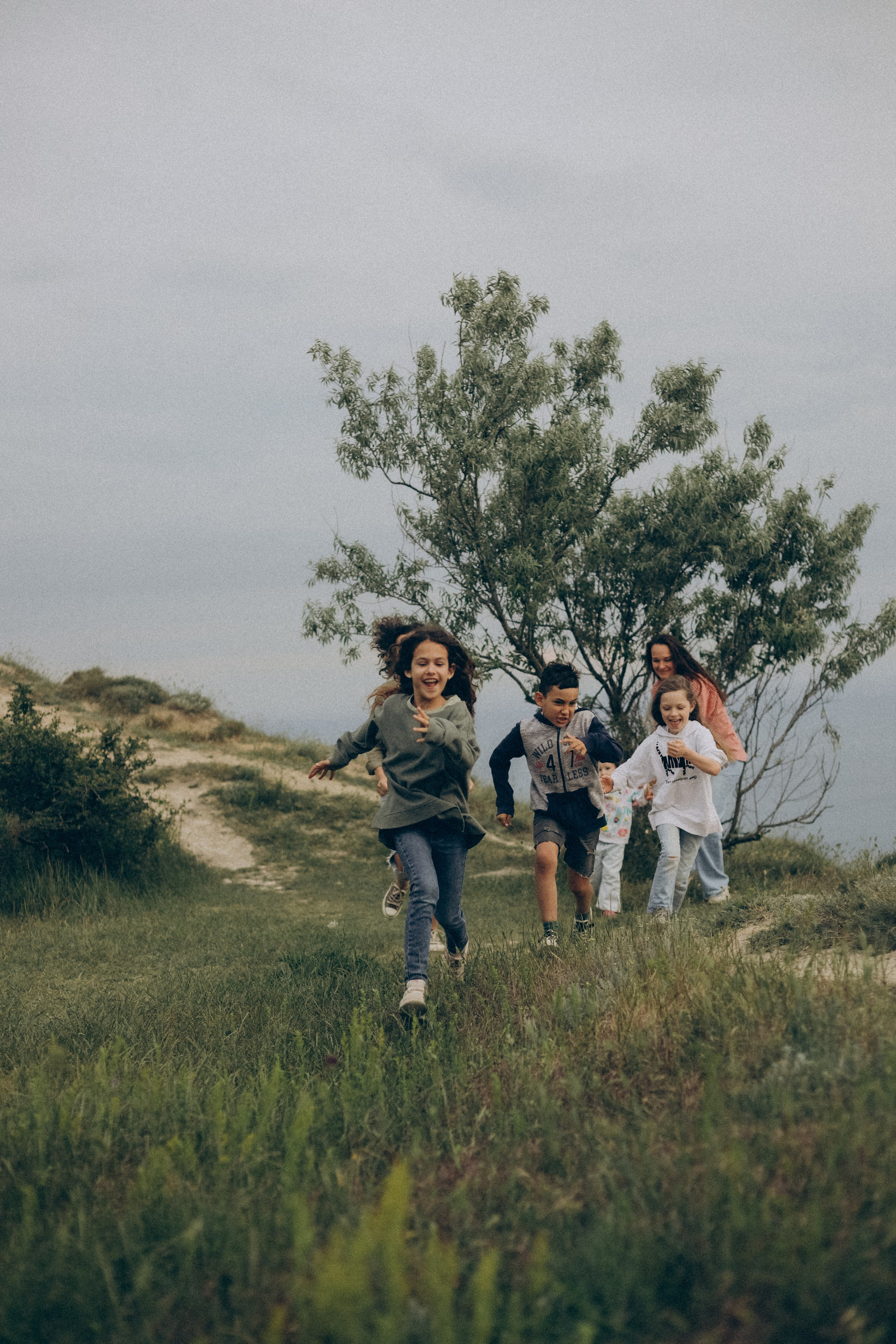 Лена, Ира, Лейла, Ника, Адам и Ария. Семейный фотограф Анапа