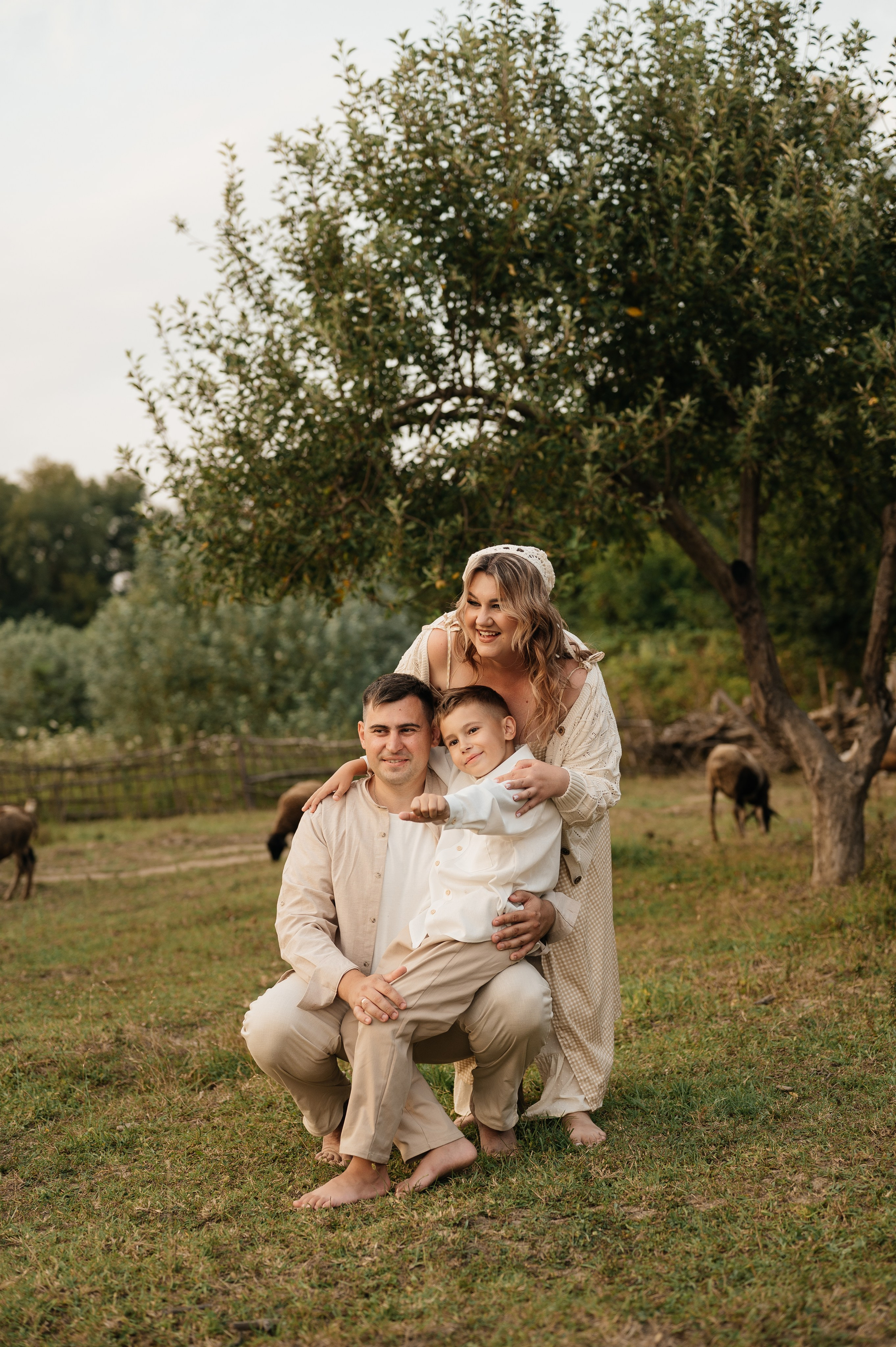 Семейная фотосессия на ферме. Свадебный и семейный фотограф в Краснодаре Алина Мельник