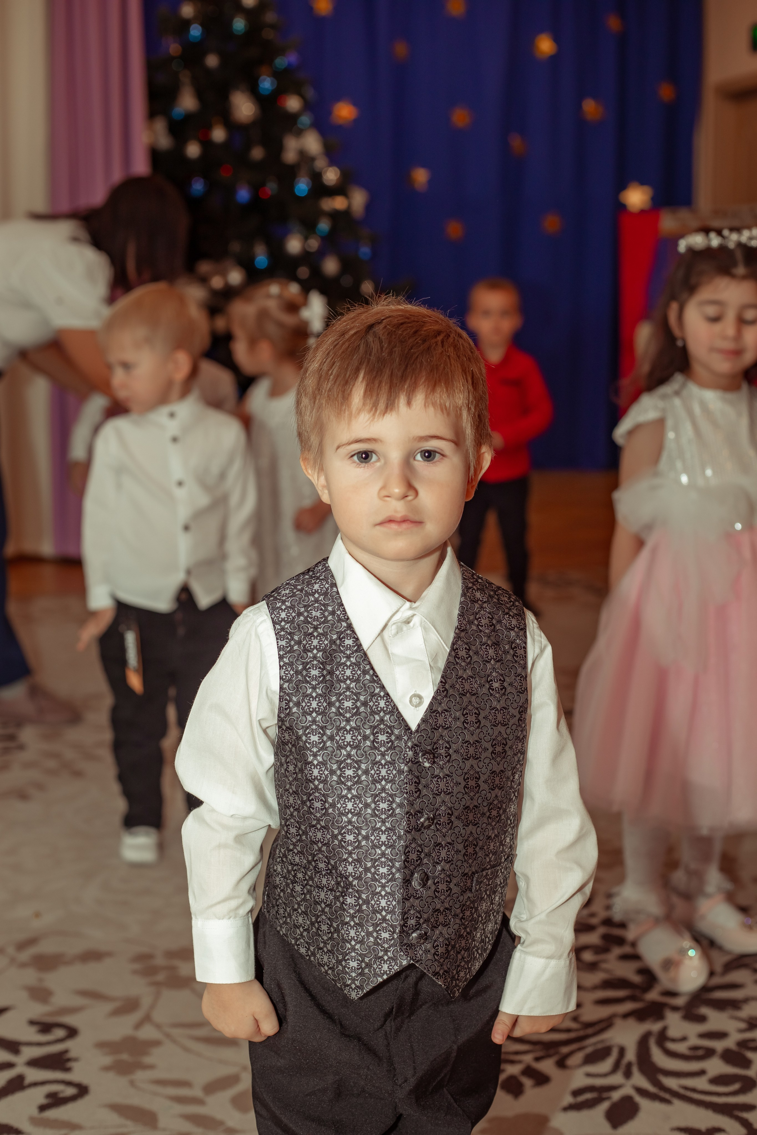 Новогодний утренник в детском саду. Семейный и детский фотограф в Москве Дорогова Екатерина