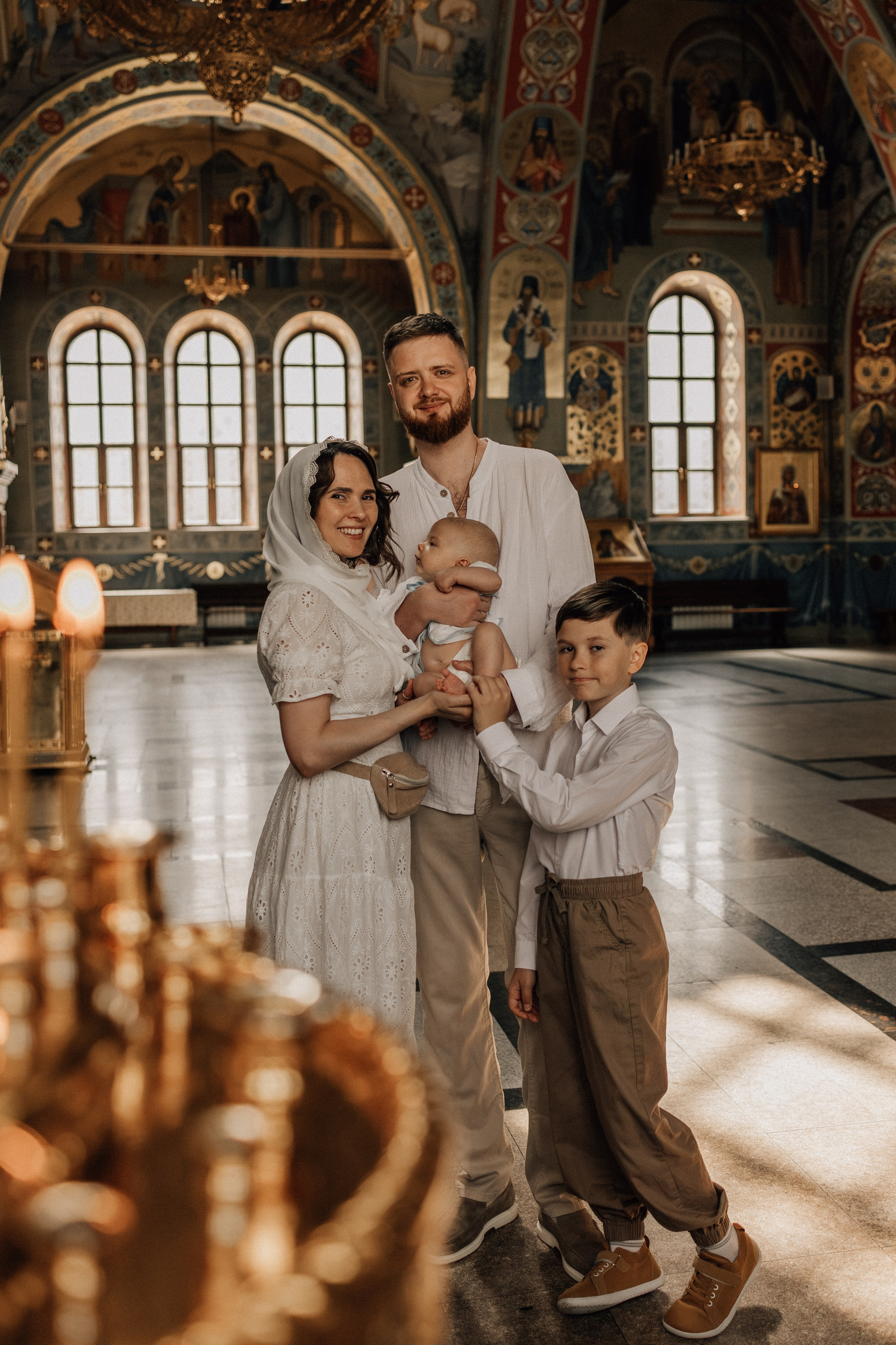 Съемка крещения в Воронеже, фотосессия крещения