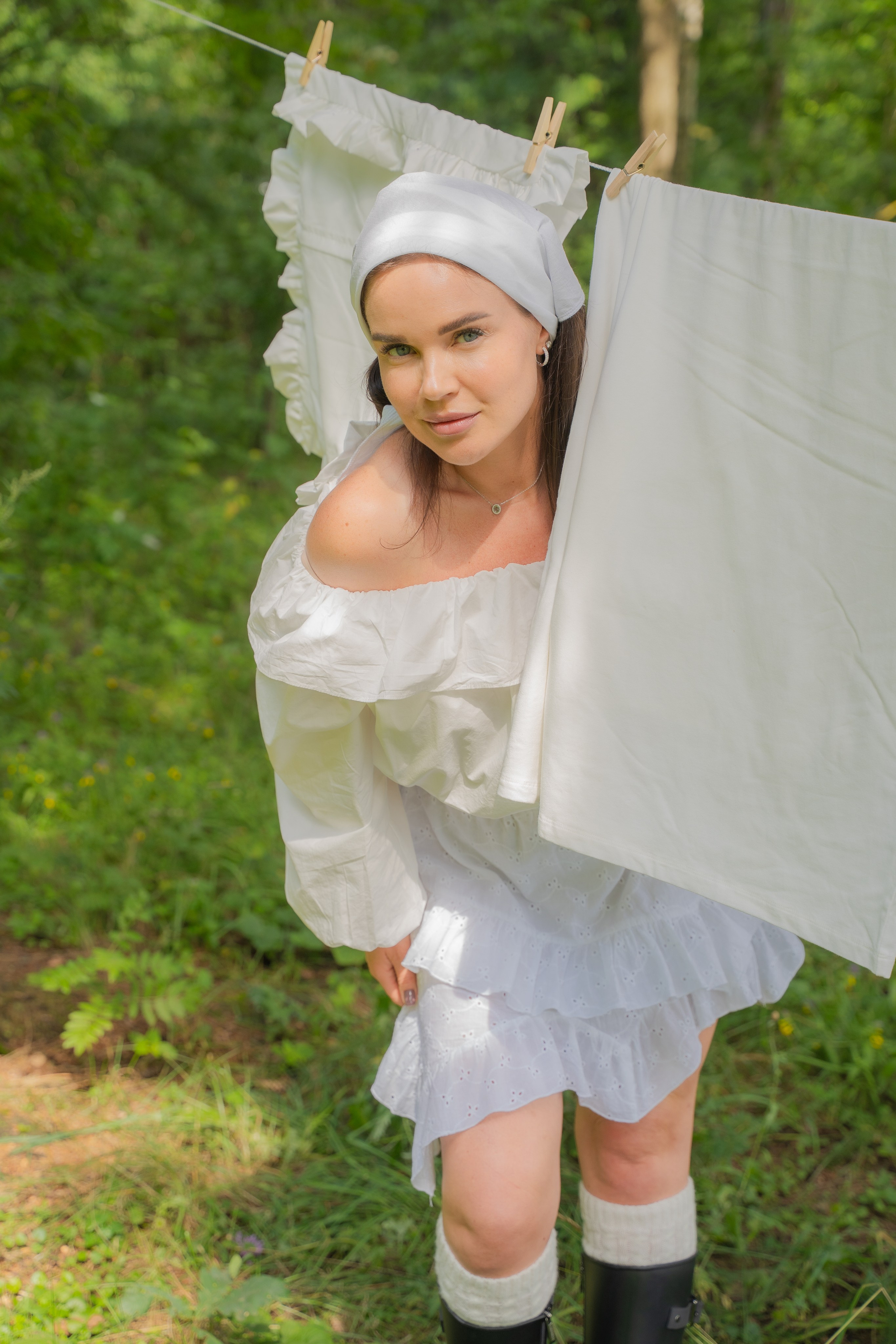 Фотосессия на природе «прачка»