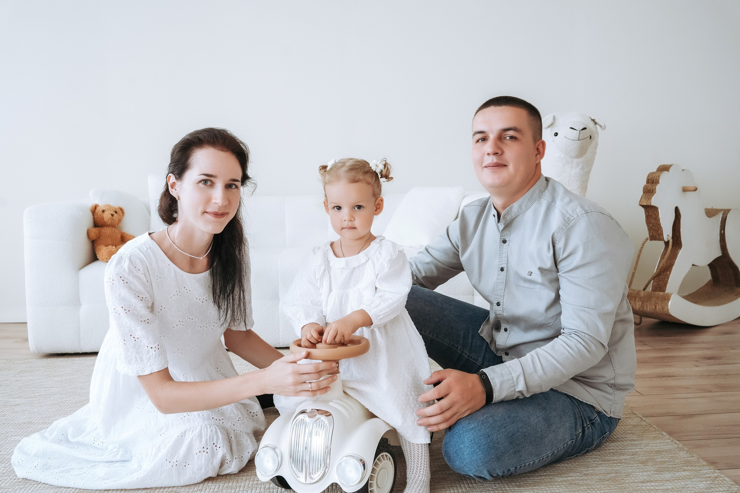 Семейная съемка в студии. Семейный и свадебный фотограф в Ульяновске Арина Авдеева