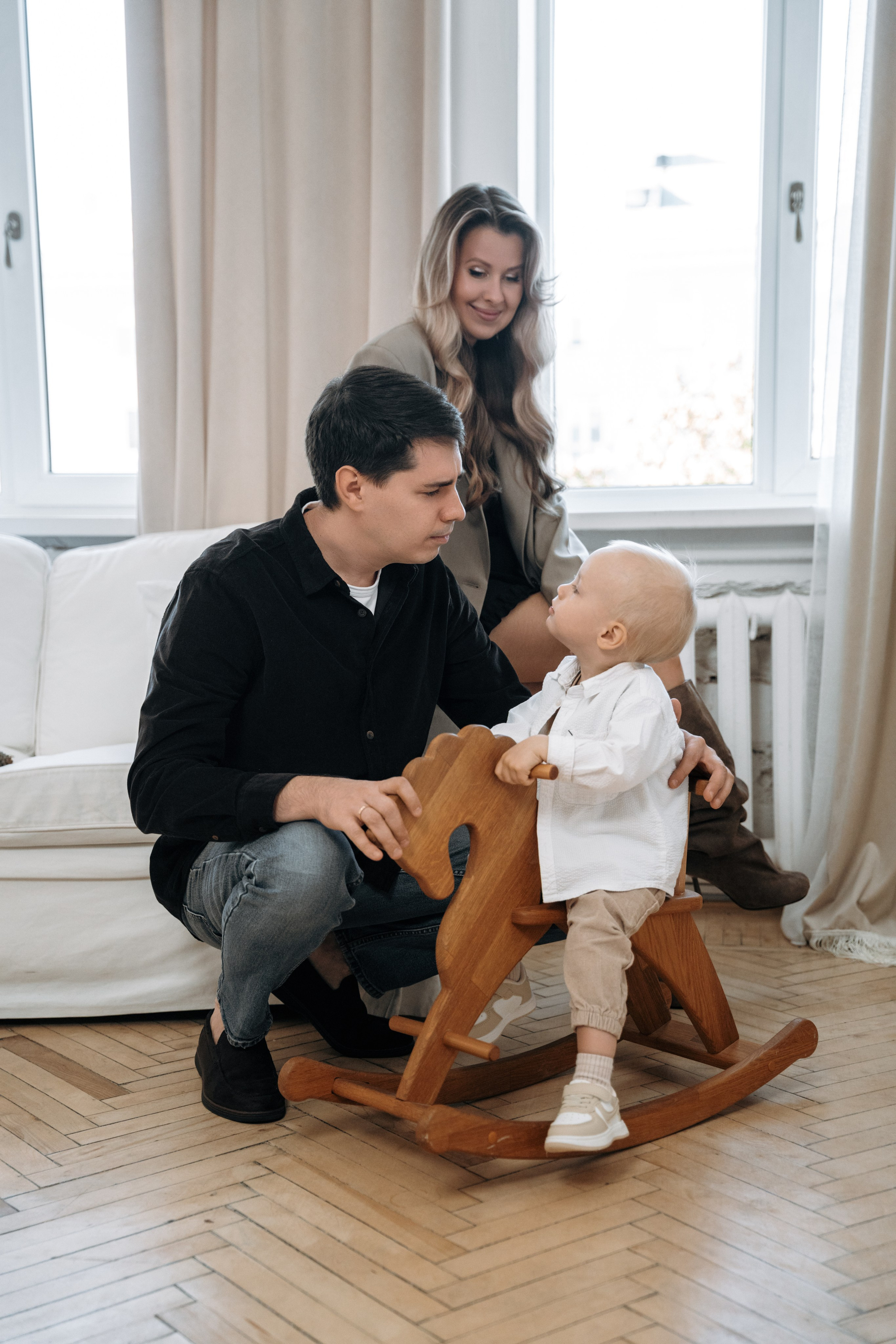 Семья в студии. Семейный и свадебный фотограф в Ульяновске Арина Авдеева