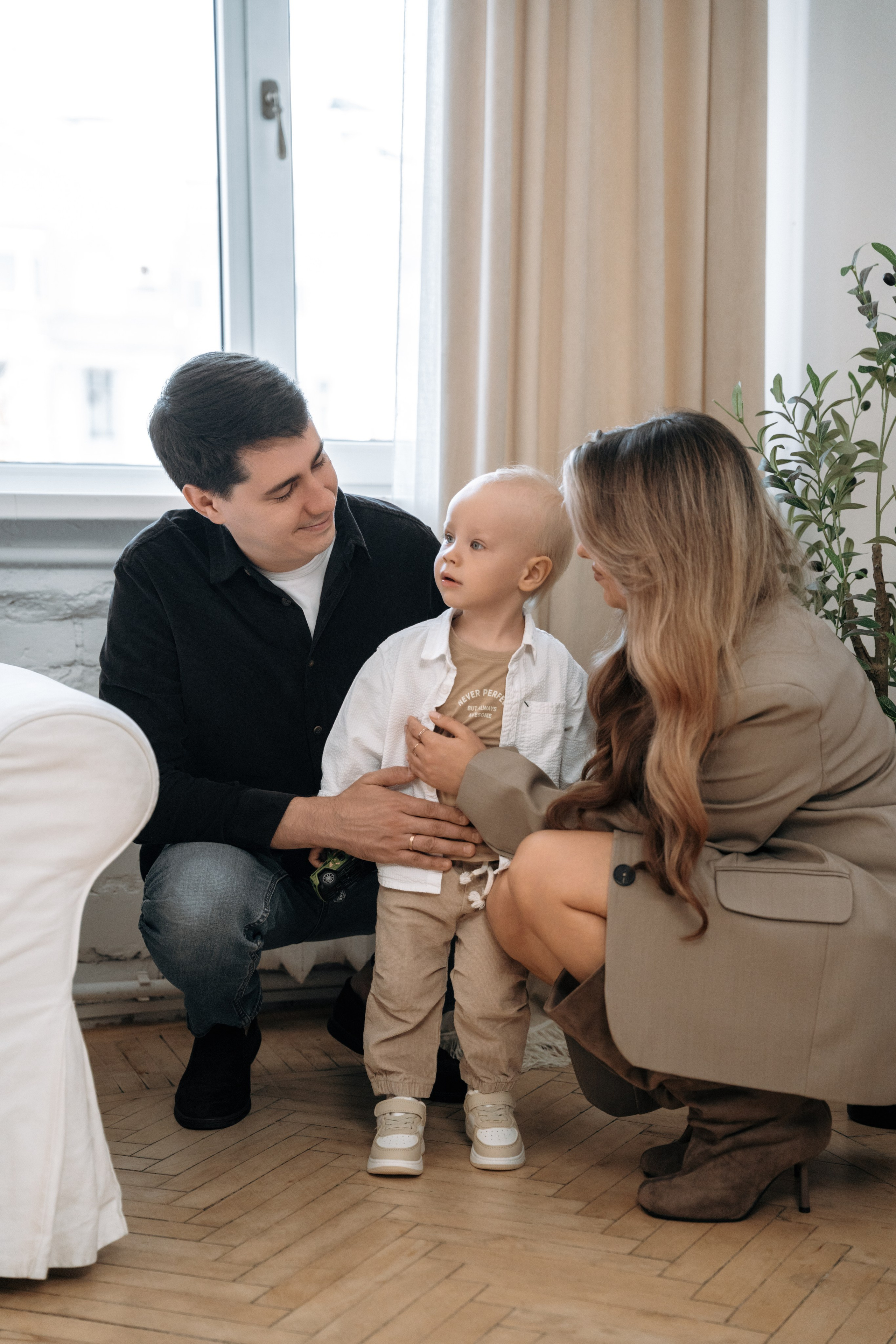 Семья в студии. Семейный и свадебный фотограф в Ульяновске Арина Авдеева