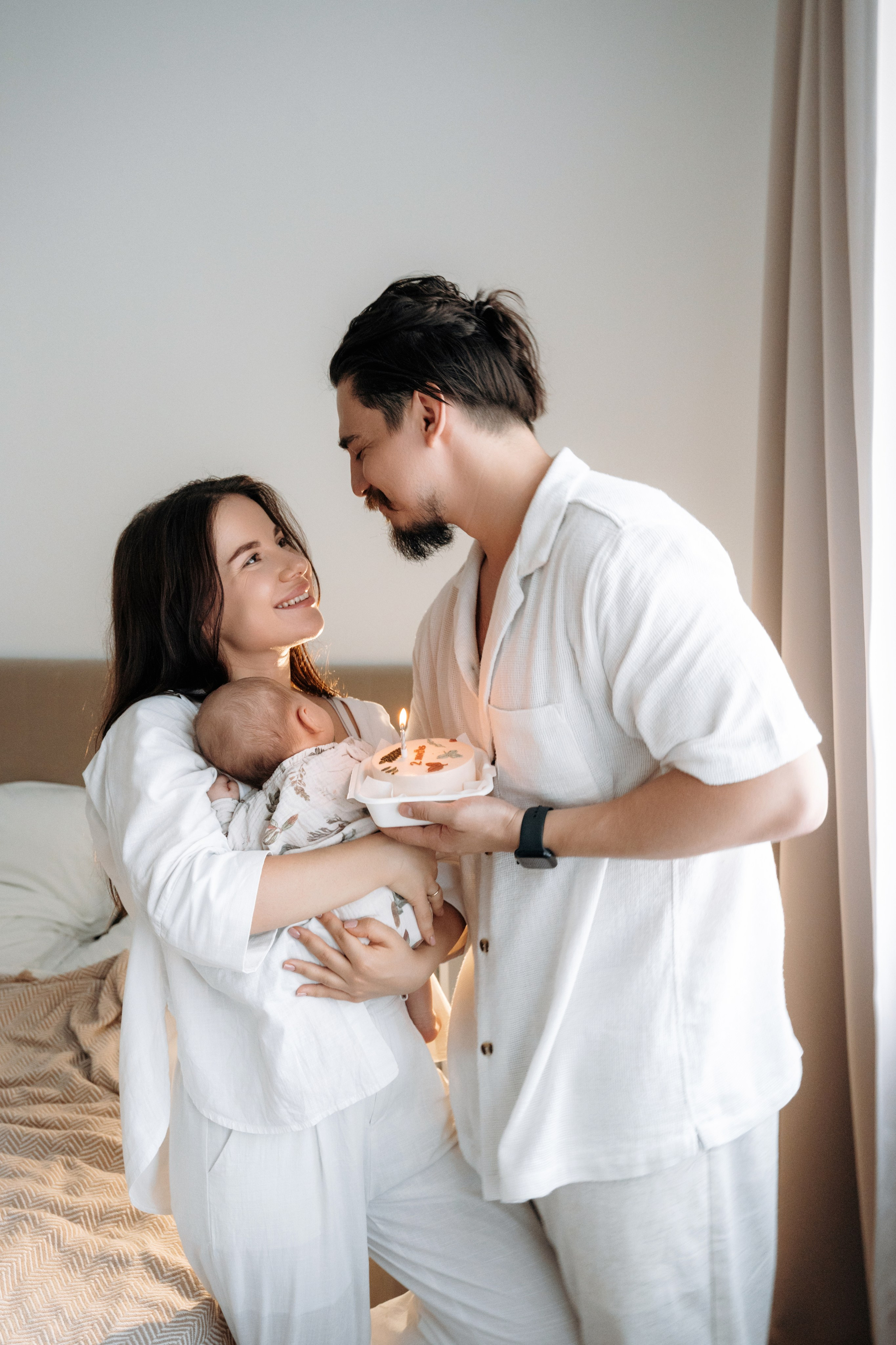 Малыш Марс дома с родителями. Семейный и свадебный фотограф в Ульяновске Арина Авдеева