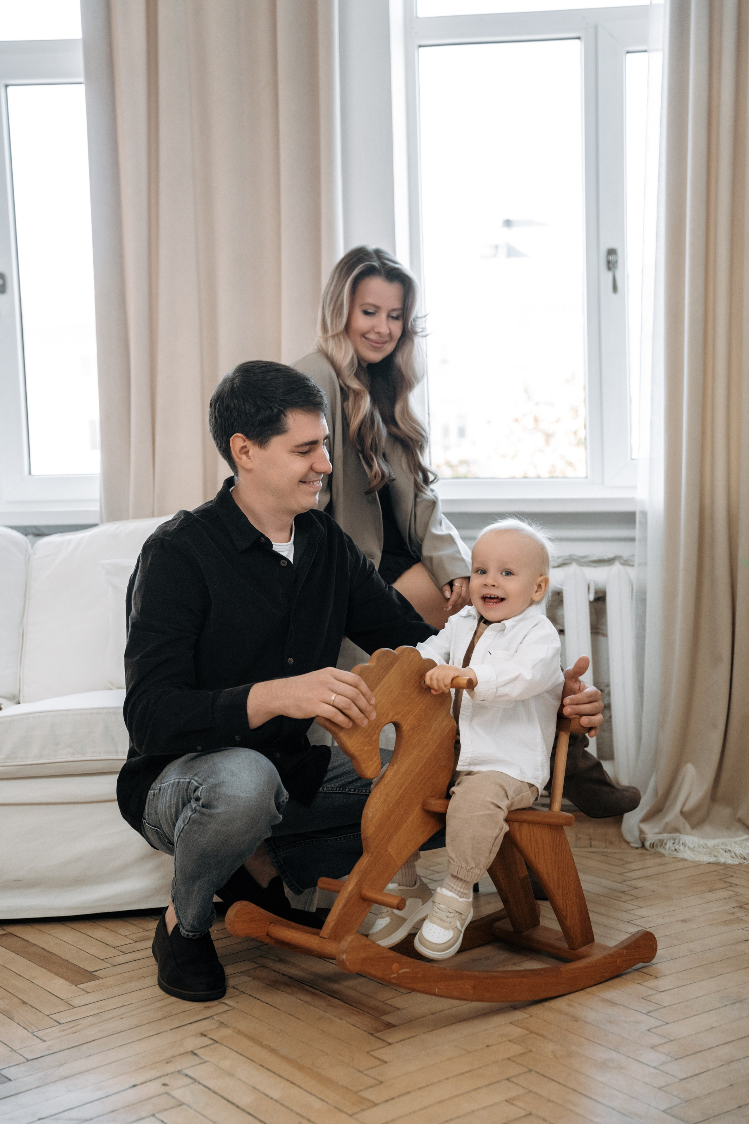 Семья в студии. Семейный и свадебный фотограф в Ульяновске Арина Авдеева