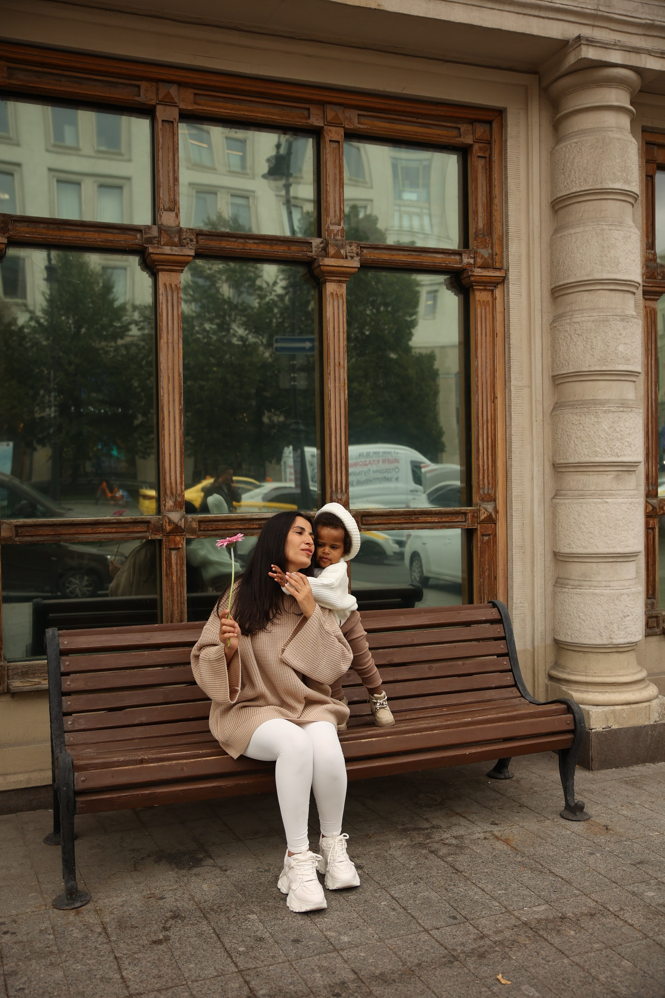Фотосессия в Москве мама и дочка. Фотограф Владимир Москва