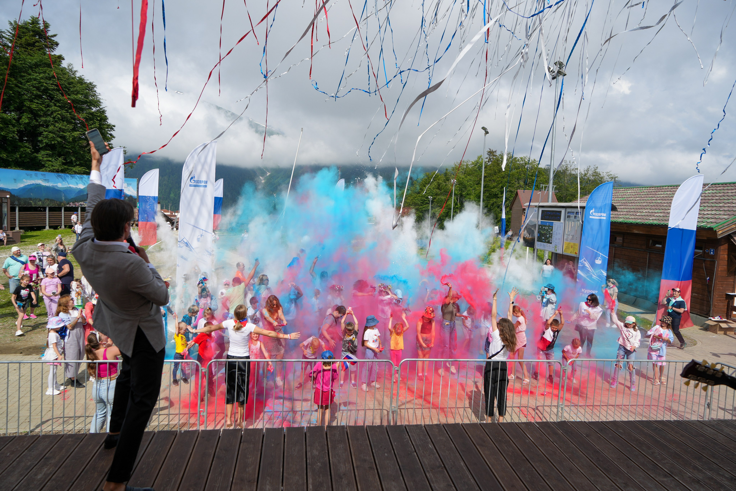 День России на курорте Газпром 2023. Репортажный фотограф в Красной Поляне и Сочи Павлюченко Екатерина