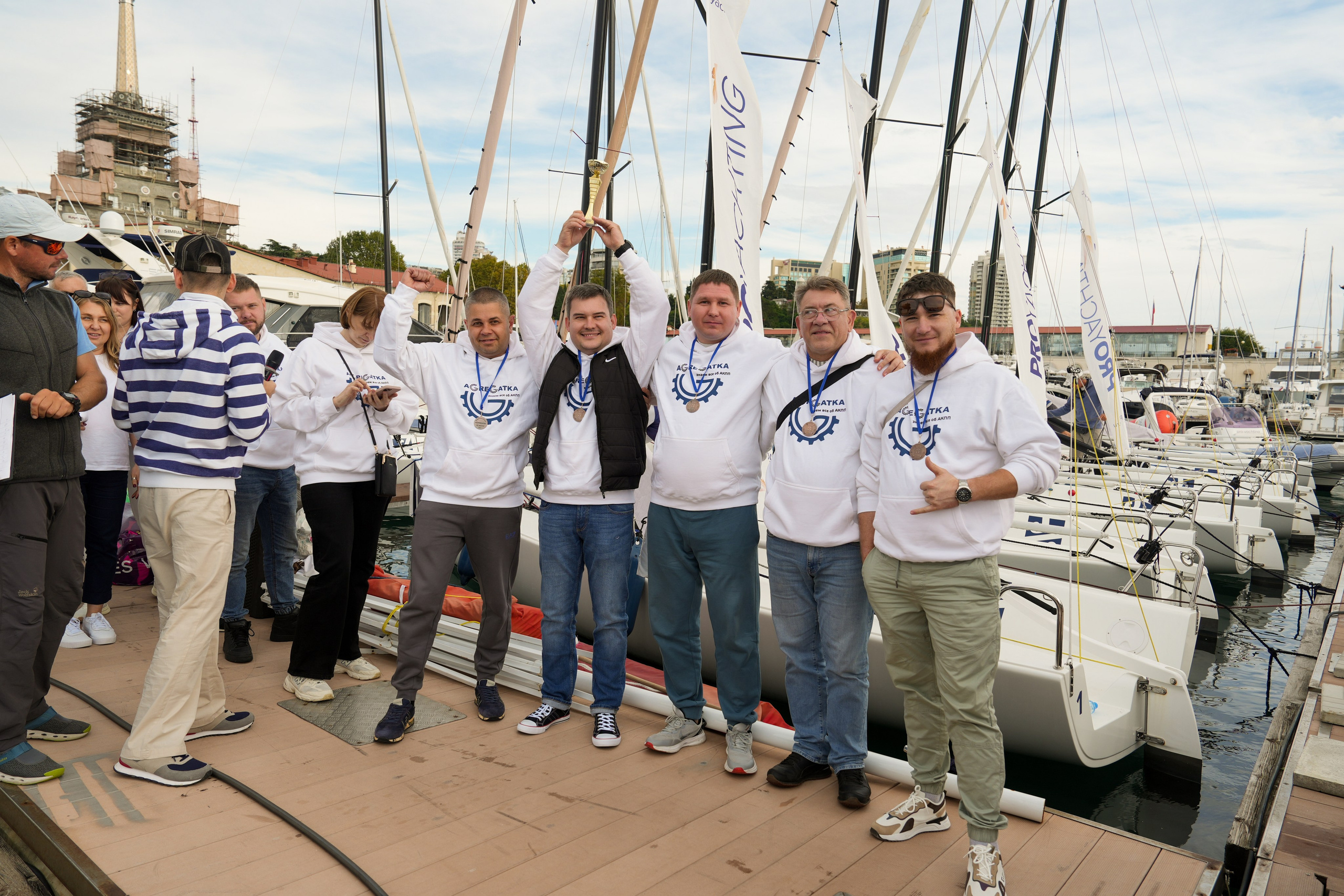 Яхтенная регата для компании Агрегатка. Репортажный фотограф в Красной Поляне и Сочи Павлюченко Екатерина