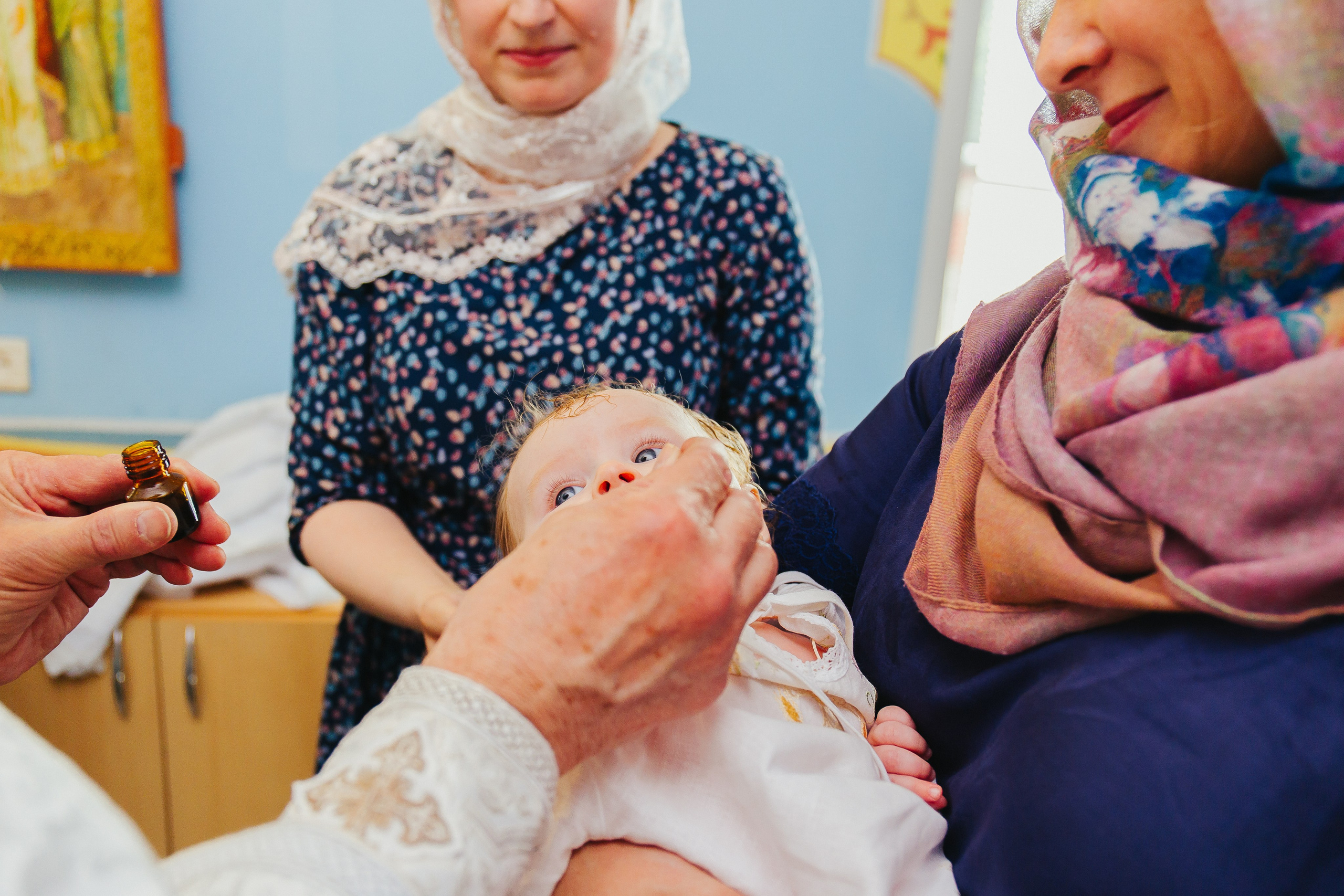 Фотосессия крещения малыша. Фотограф новорожденных и детский в Сергиевом Посаде Кругликова Юлия