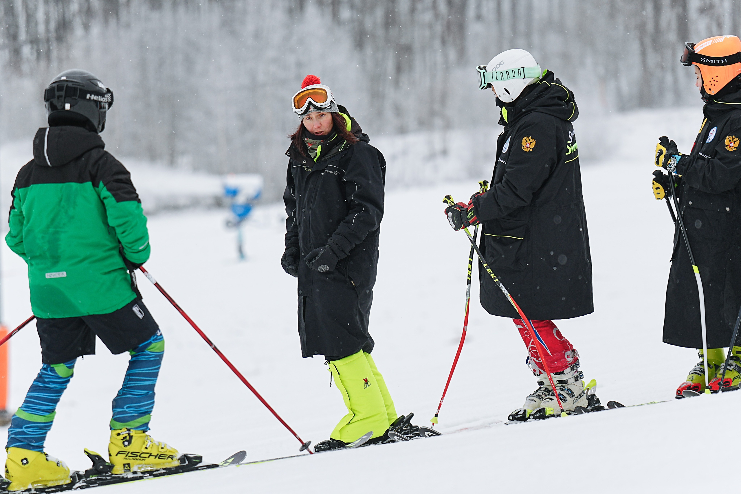 Горные лыжи. Первенство Центрального Федерального Округа. GS U14 Шуколово. Фотограф Студитский Евгений