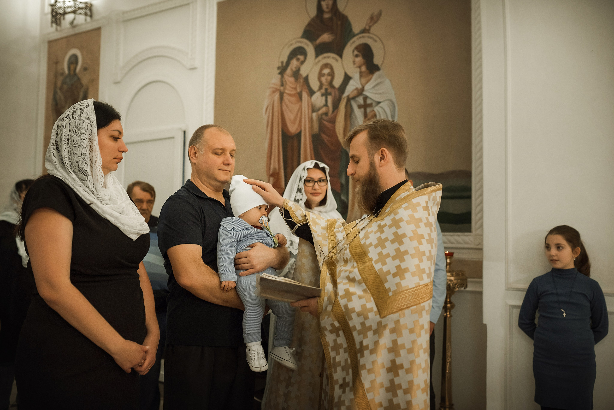 Крещение Семёна _ Храм святой вмч. Екатерины. Семейный фотограф в Ростове-на-Дону Татьяна Литвинова