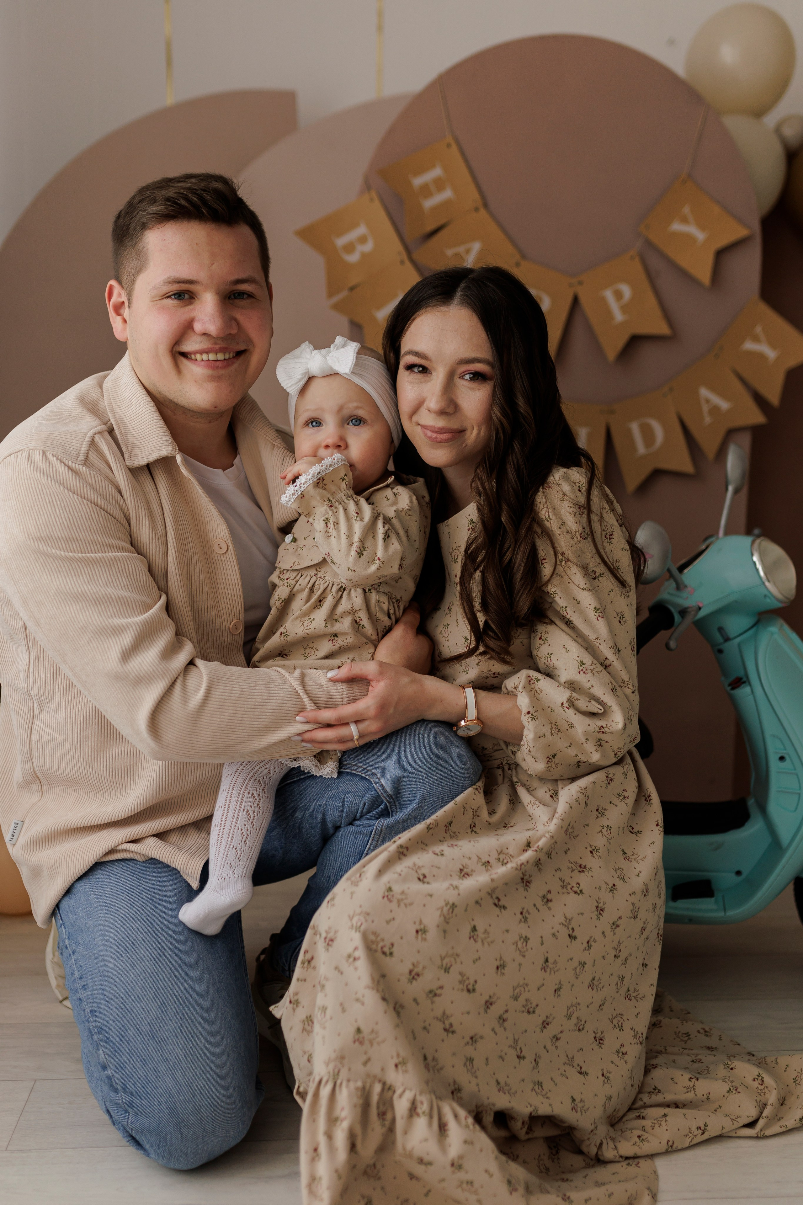 Сьемка годика для Анечки. Семейный и детский фотограф в Рязани Васюгова Мария