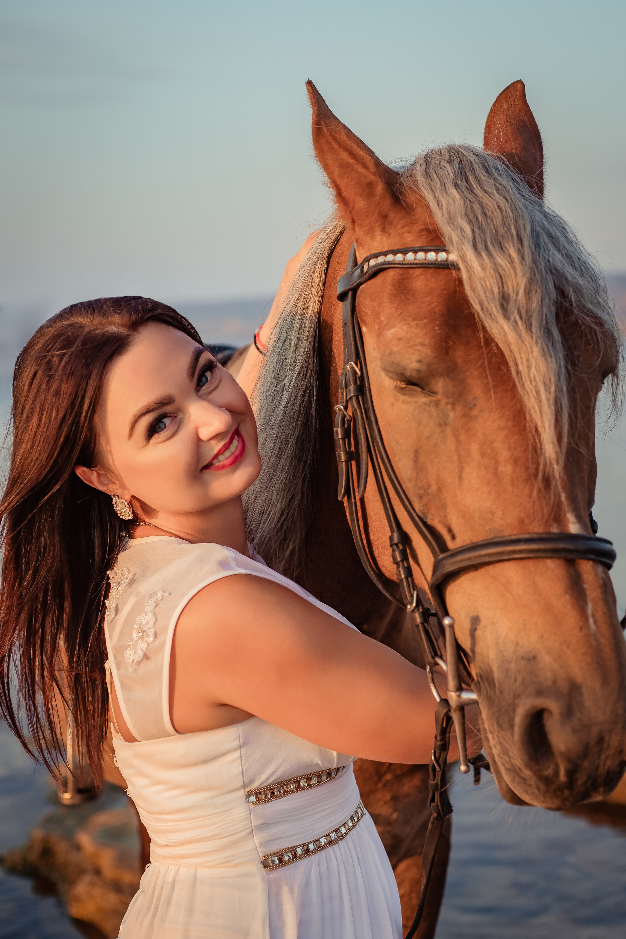 Фотосессия на море с лошадью. Фотограф в Феодосии Наталья Булгакова