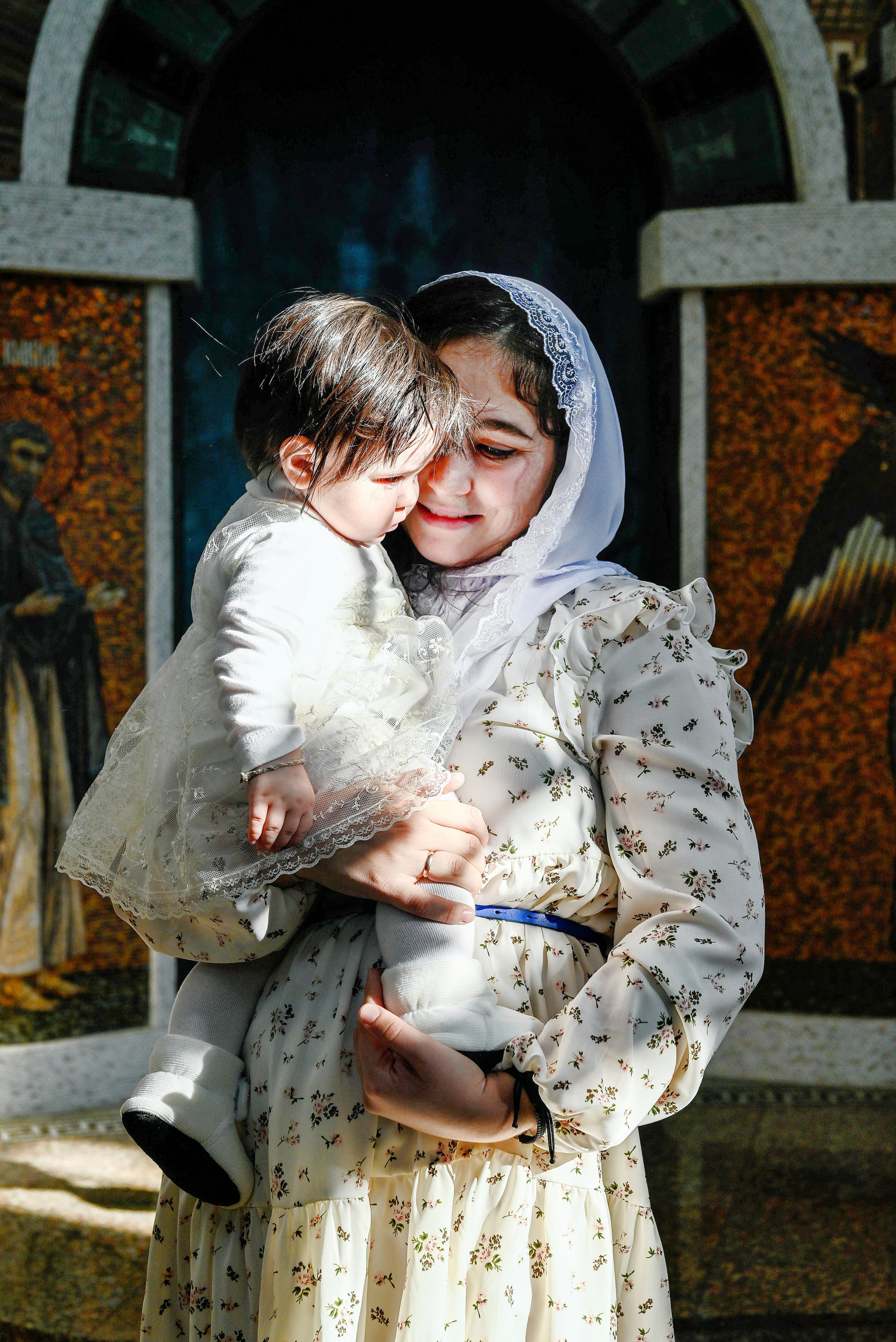 Крещение Вероники. Семейный и детский фотограф Москва