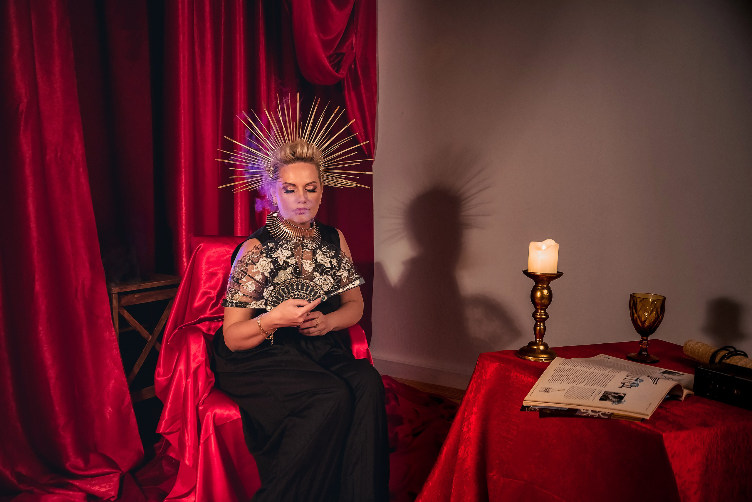 ЛЕДИ GАдалка. Фотограф Тула творческие фотосессии недорого Ольга Ромашина